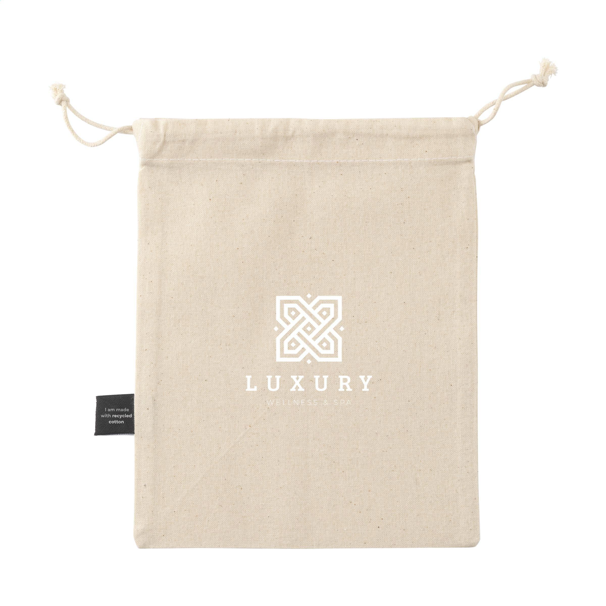 Vue 3 de Gift Pouch Naturel GRS Recycled Cotton (150 g/m²) S