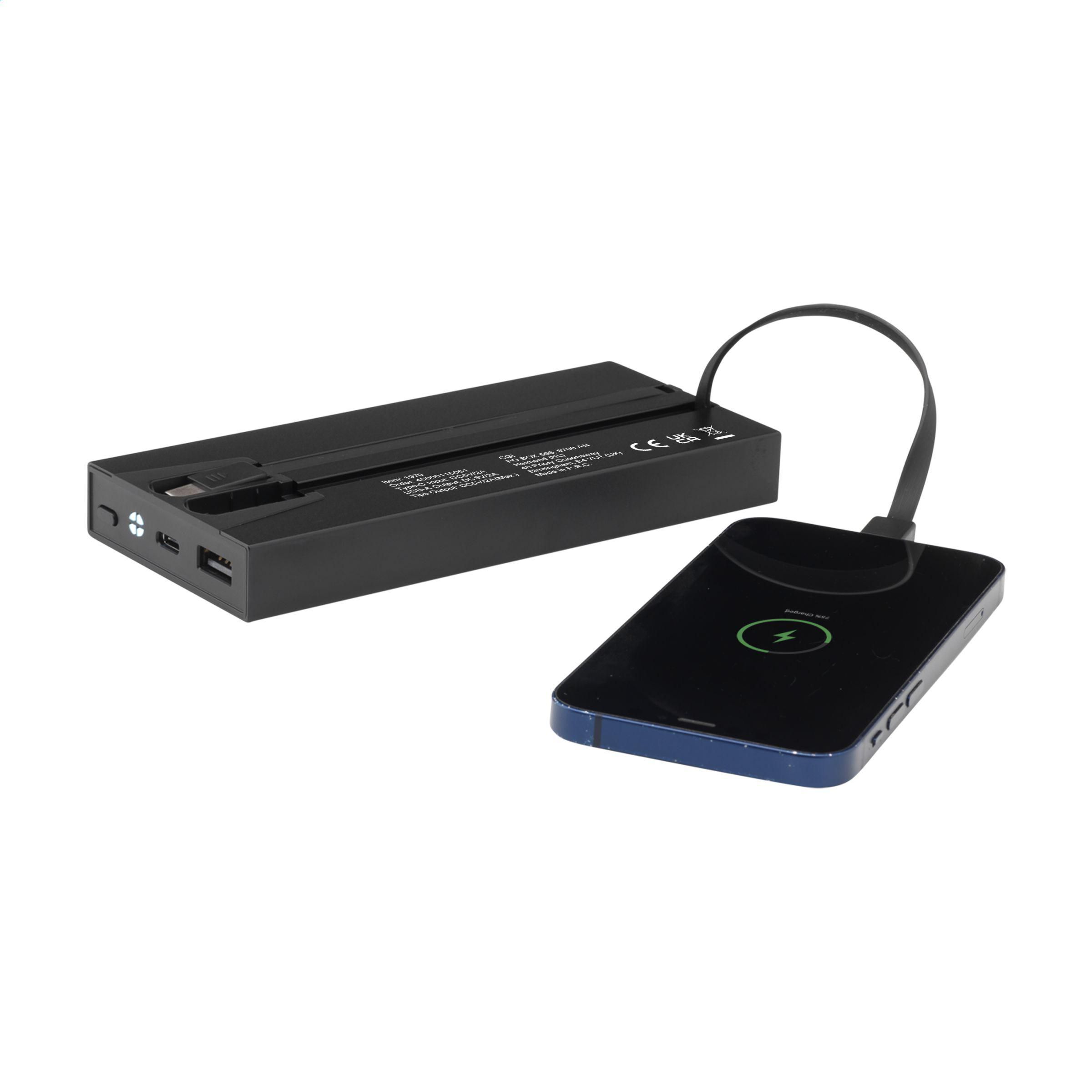 Vue 4 de Rely Powerbank 10000 RCS Recycled Alu