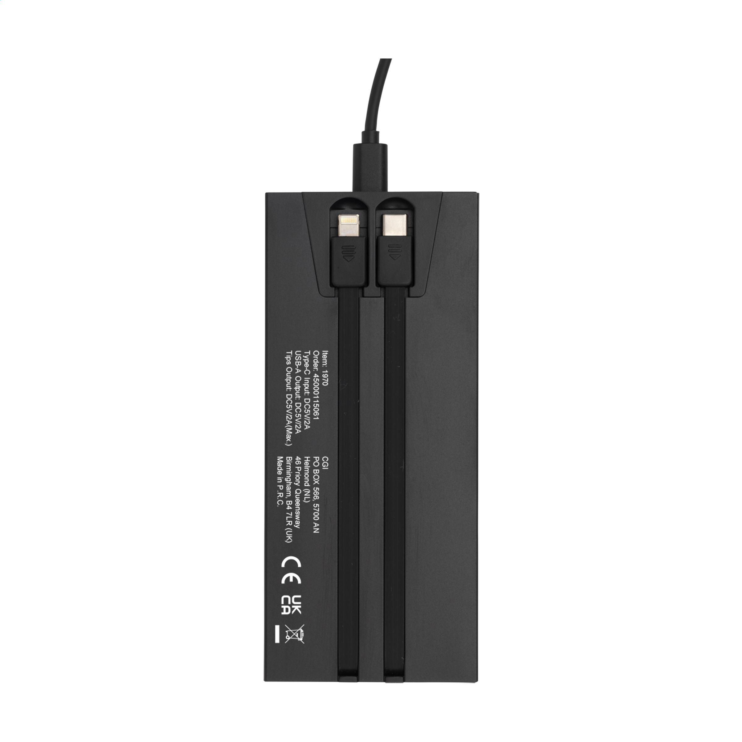 Vue 6 de Rely Powerbank 10000 RCS Recycled Alu