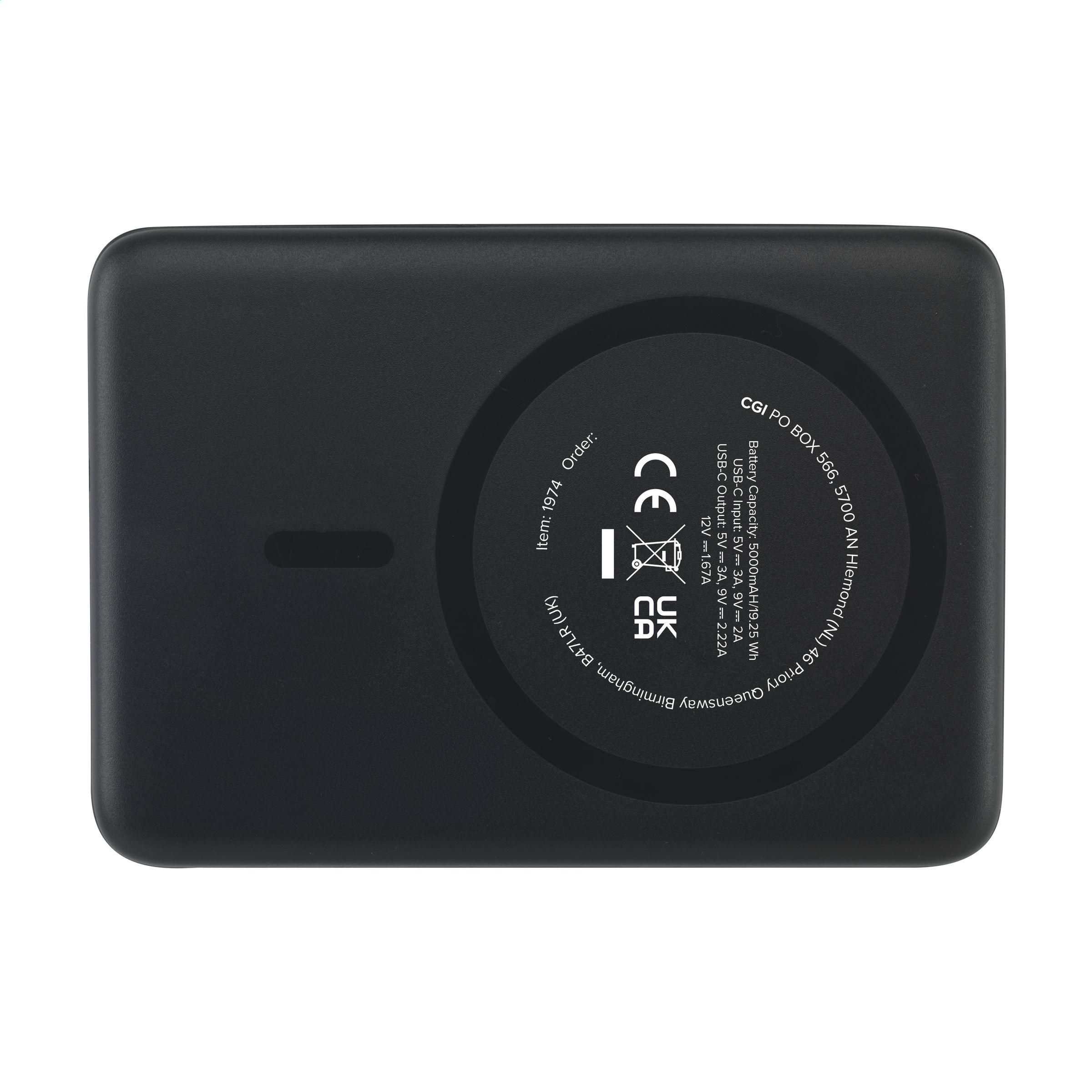 Vue 9 de Optima GRS 5000mAh Magnetic Powerbank