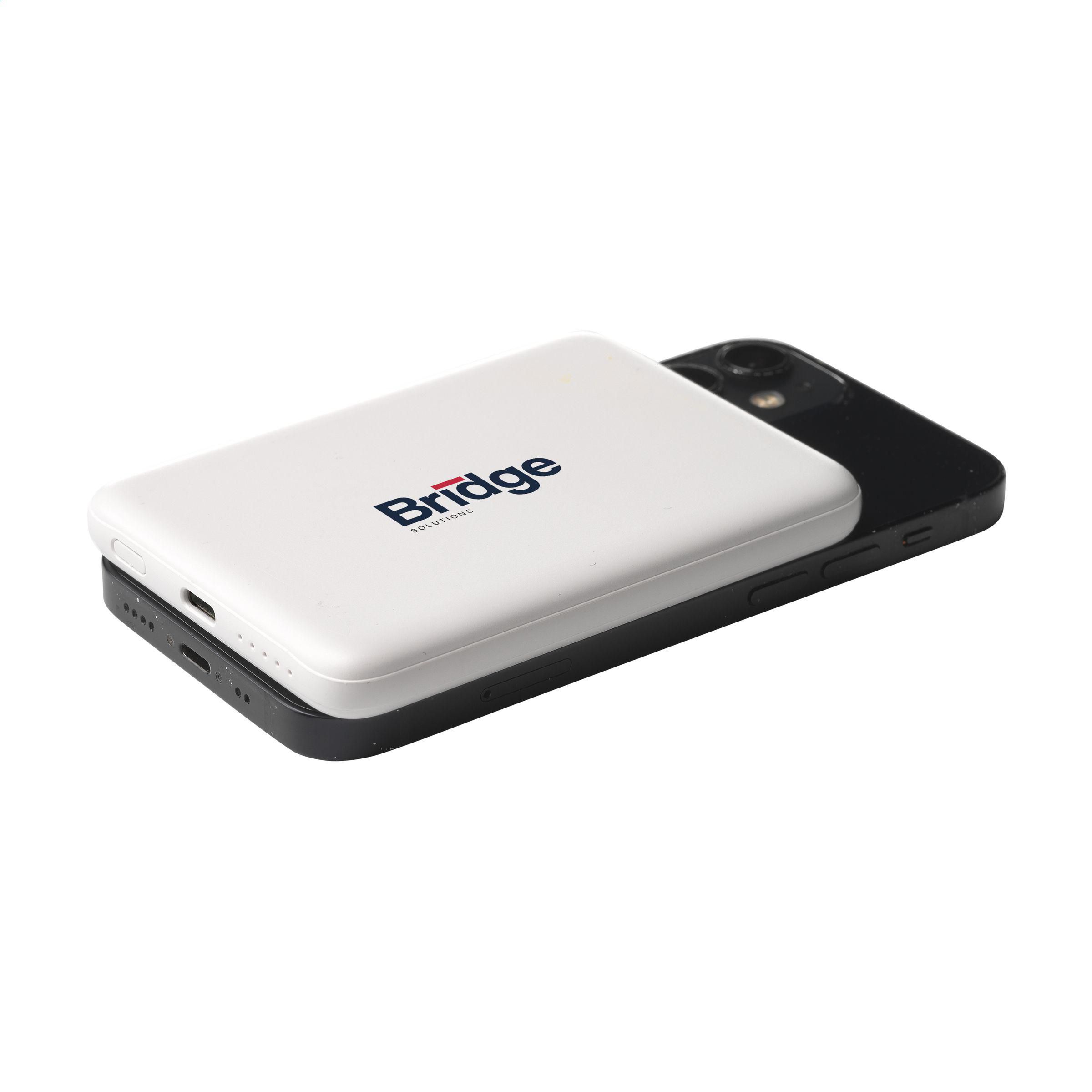 Vue 2 de Optima GRS 5000mAh Magnetic Powerbank