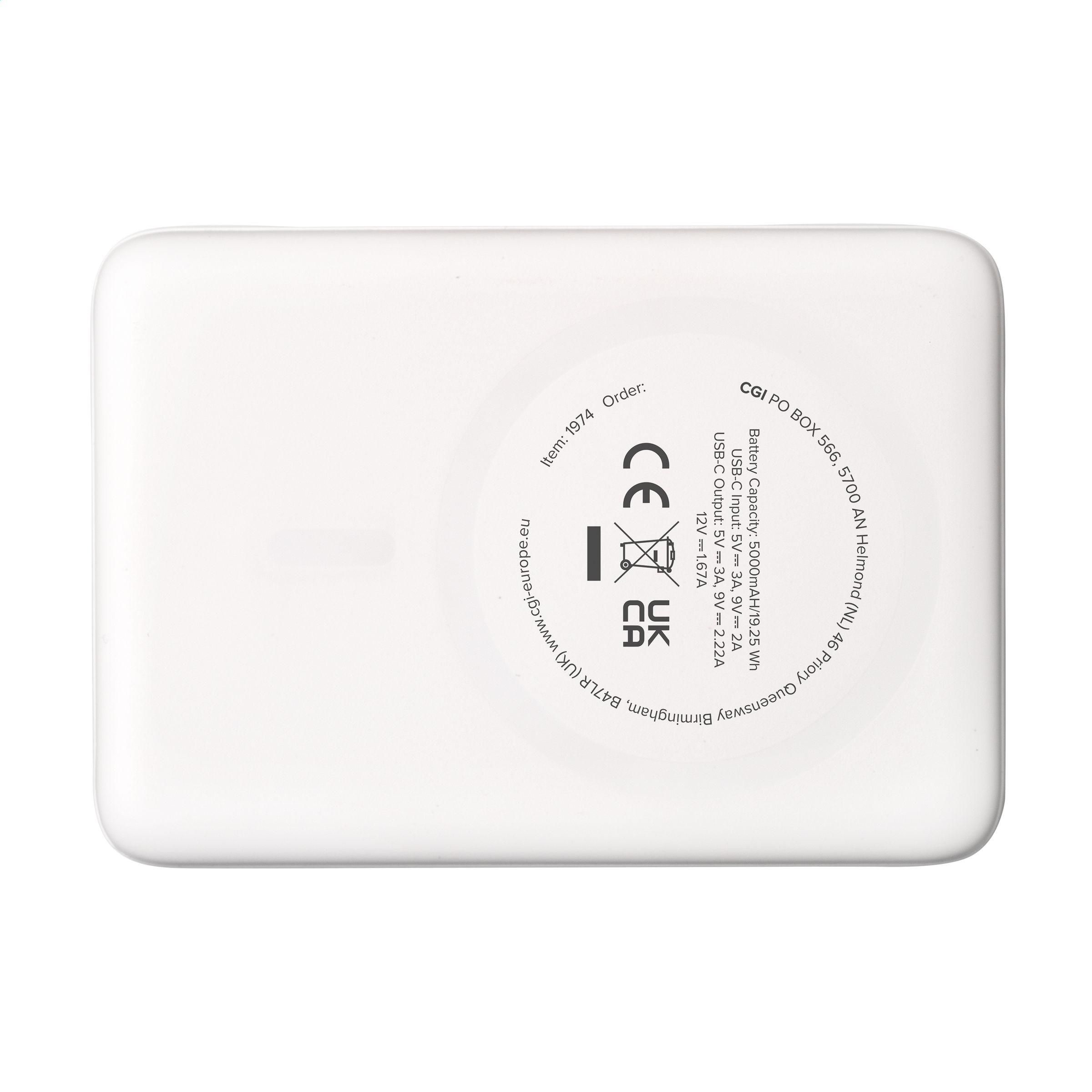 Vue 4 de Optima GRS 5000mAh Magnetic Powerbank