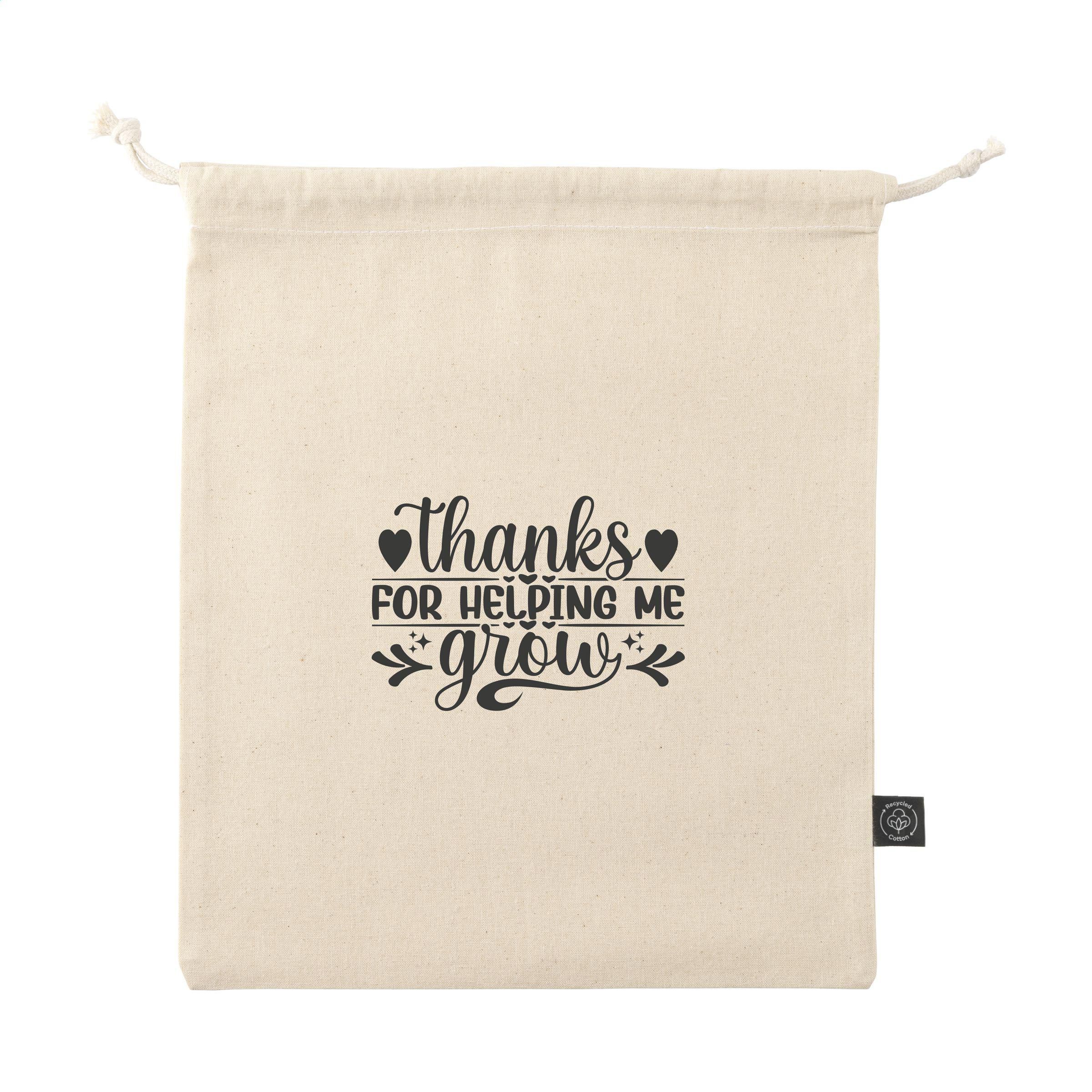 Vue 2 de Gift Pouch Naturel GRS Recycled Cotton (150 g/m²) M