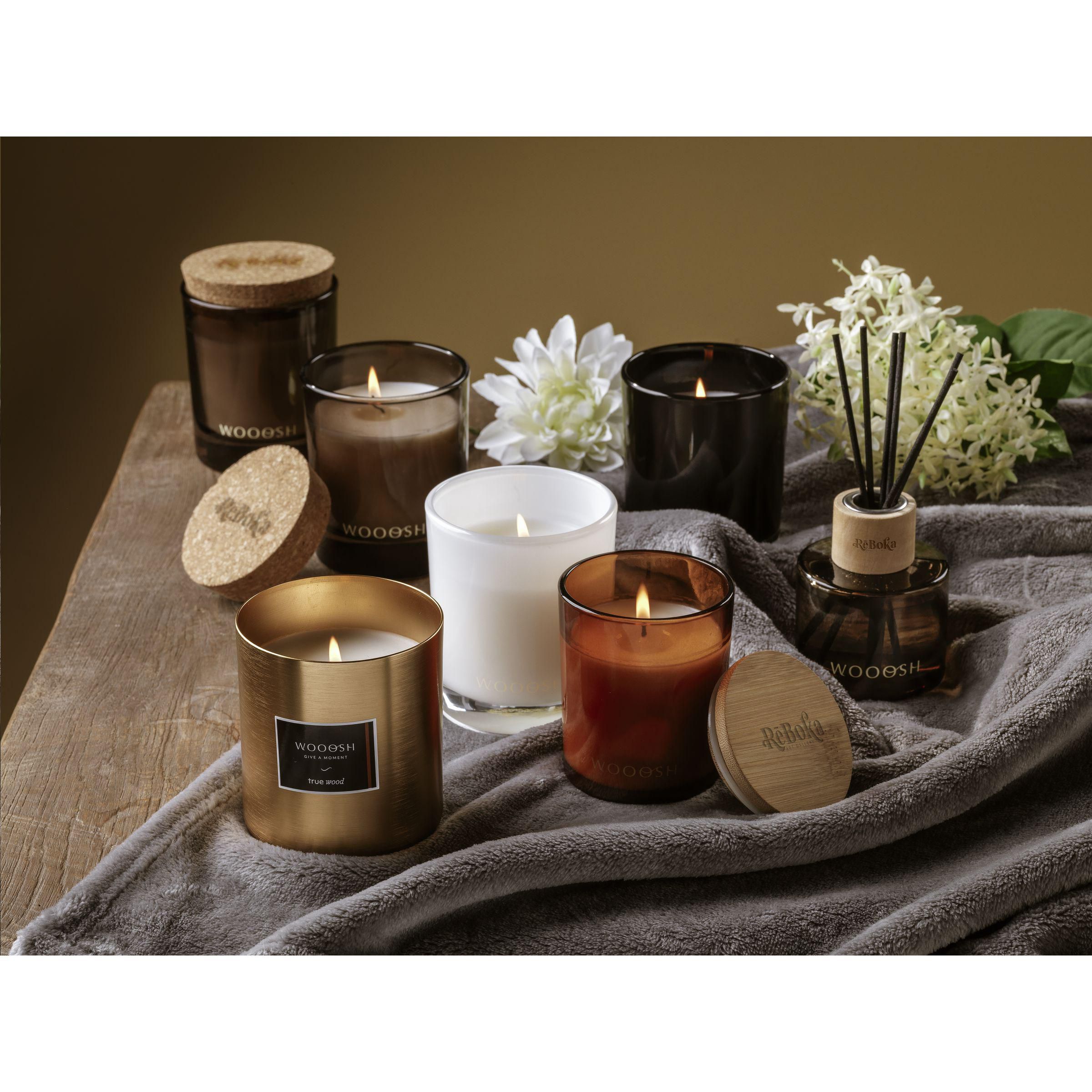 Vue 6 de Wooosh Scented Candle Hidden Fig bougie parfumée