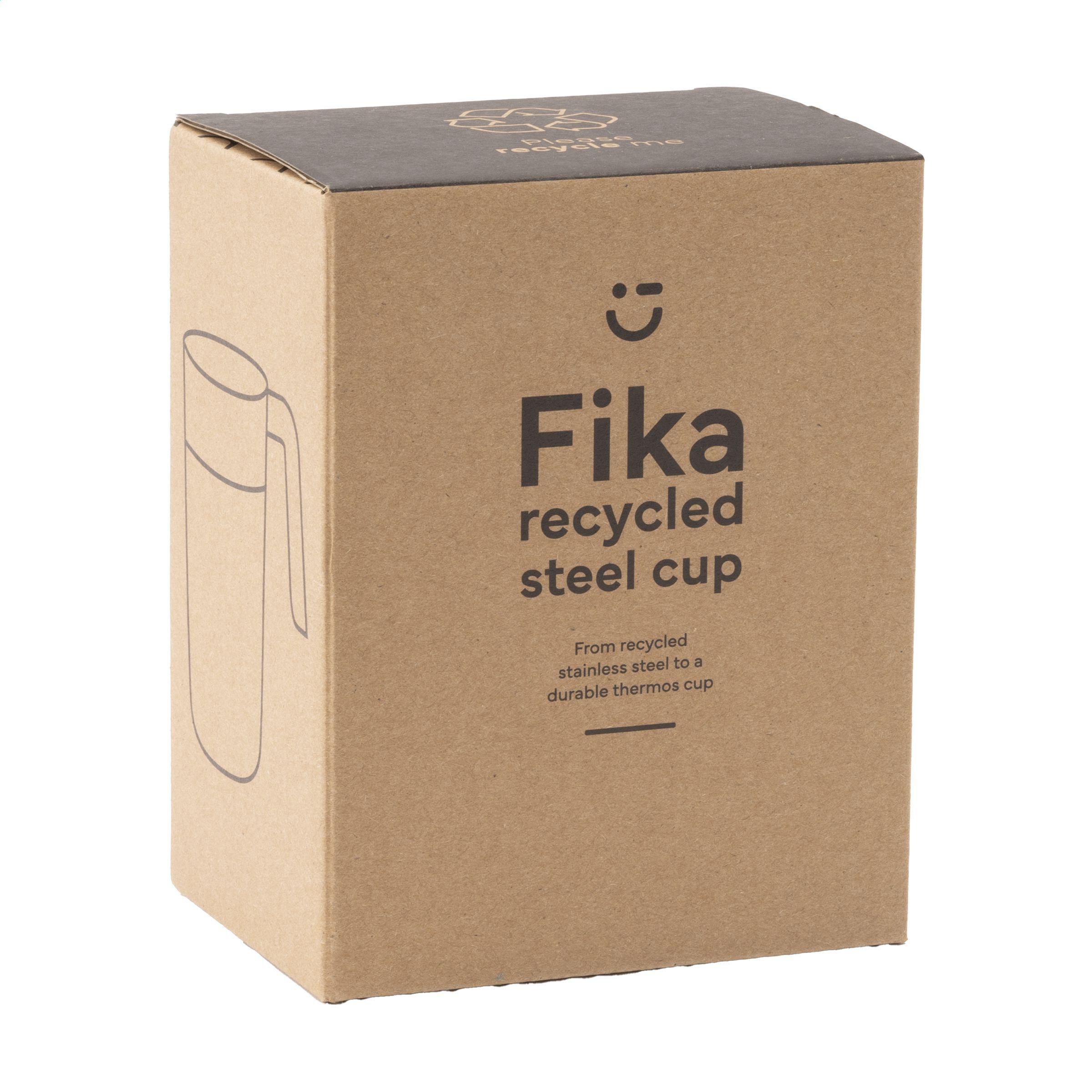 Vue 4 de Fika RCS Recycled Steel Cup 400 ml gobelet thermos