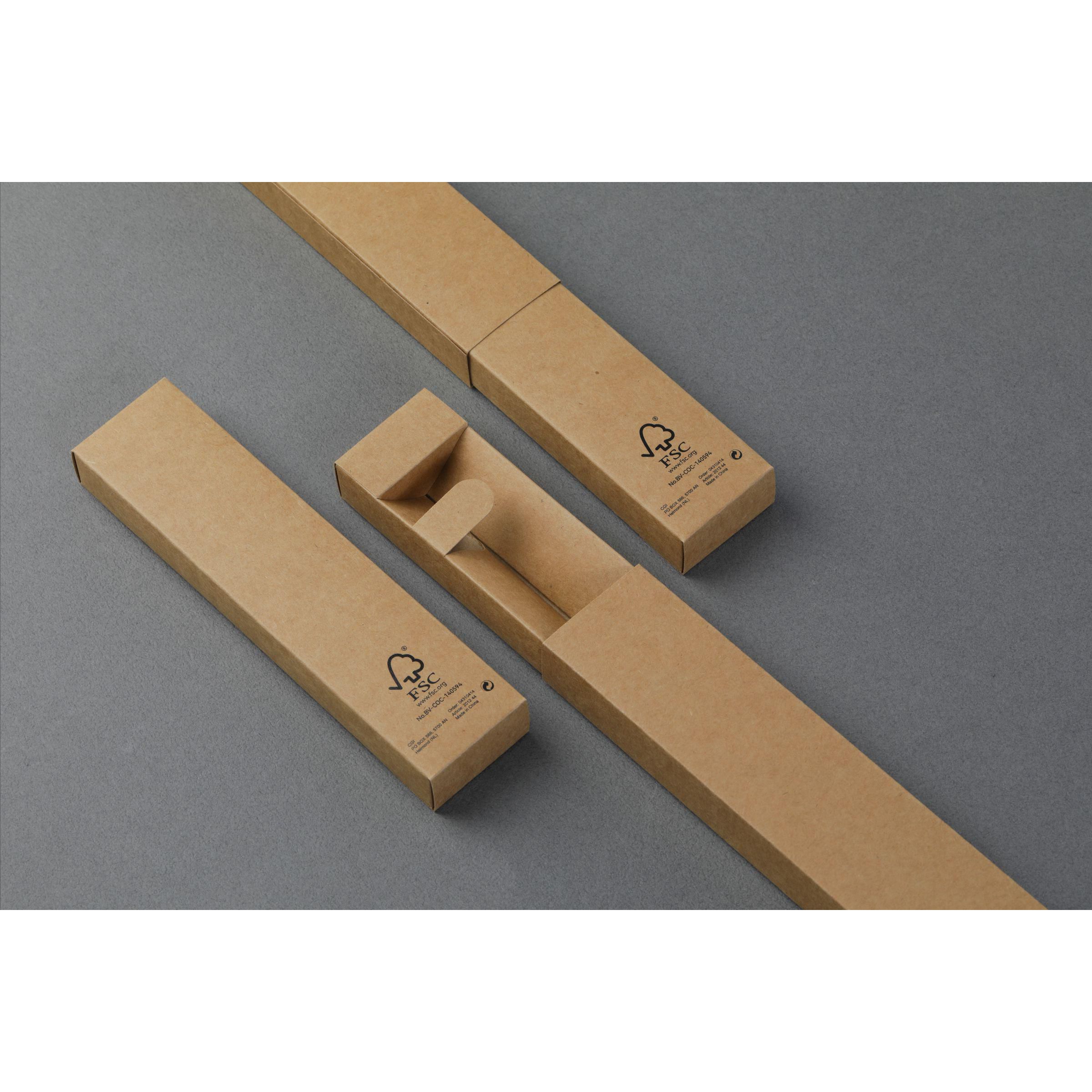 Vue 4 de Gift Box Kraft Paper emballage cadeau