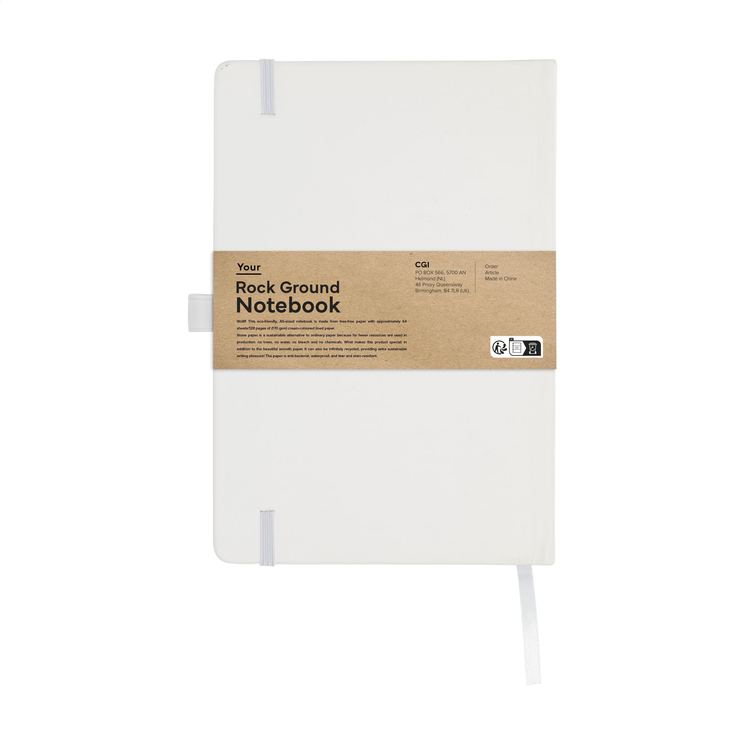 Vue 2 de Rock Ground Notebook A5 carnet de notes