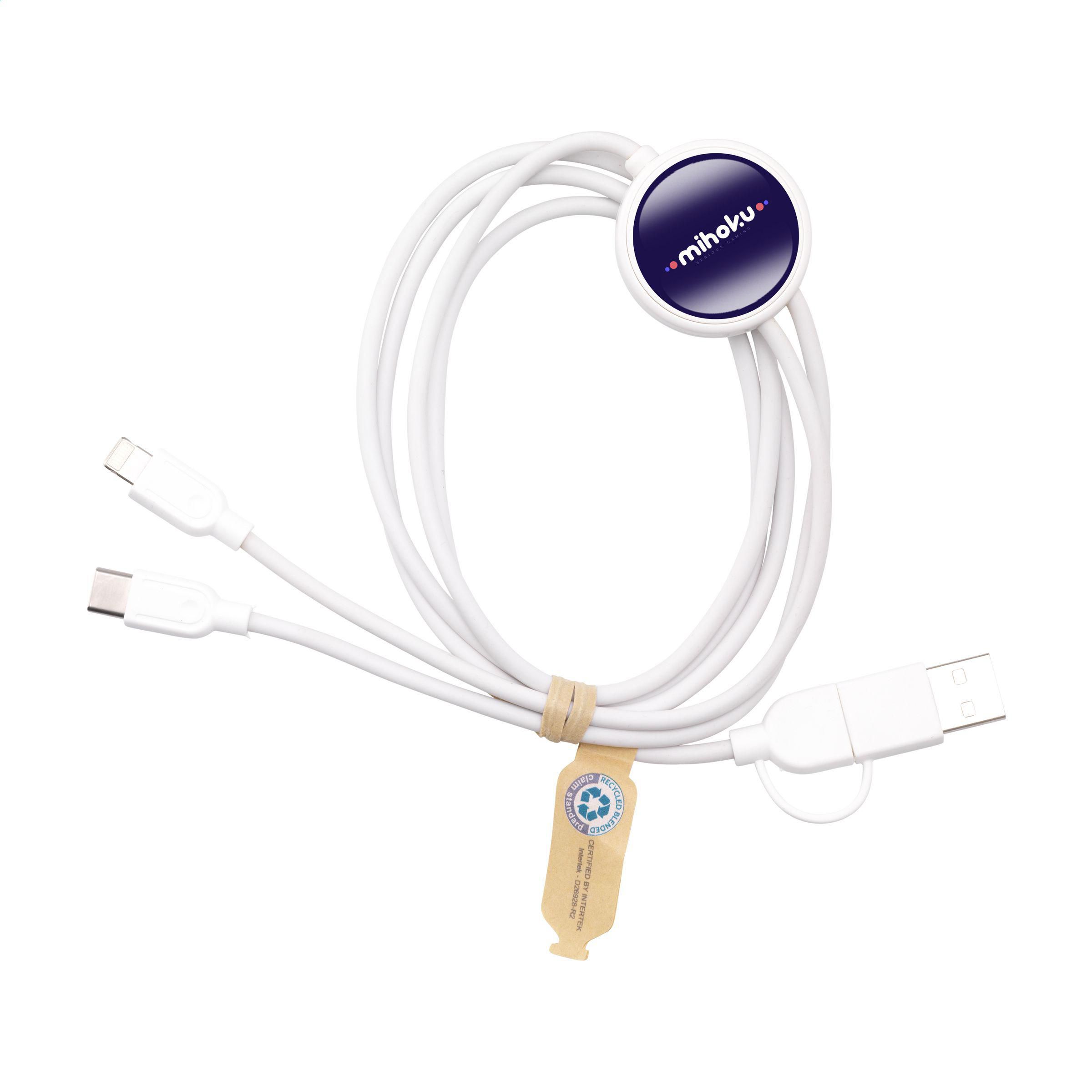 Charging Cable RCS Recycled ABS-TPE câble de charge