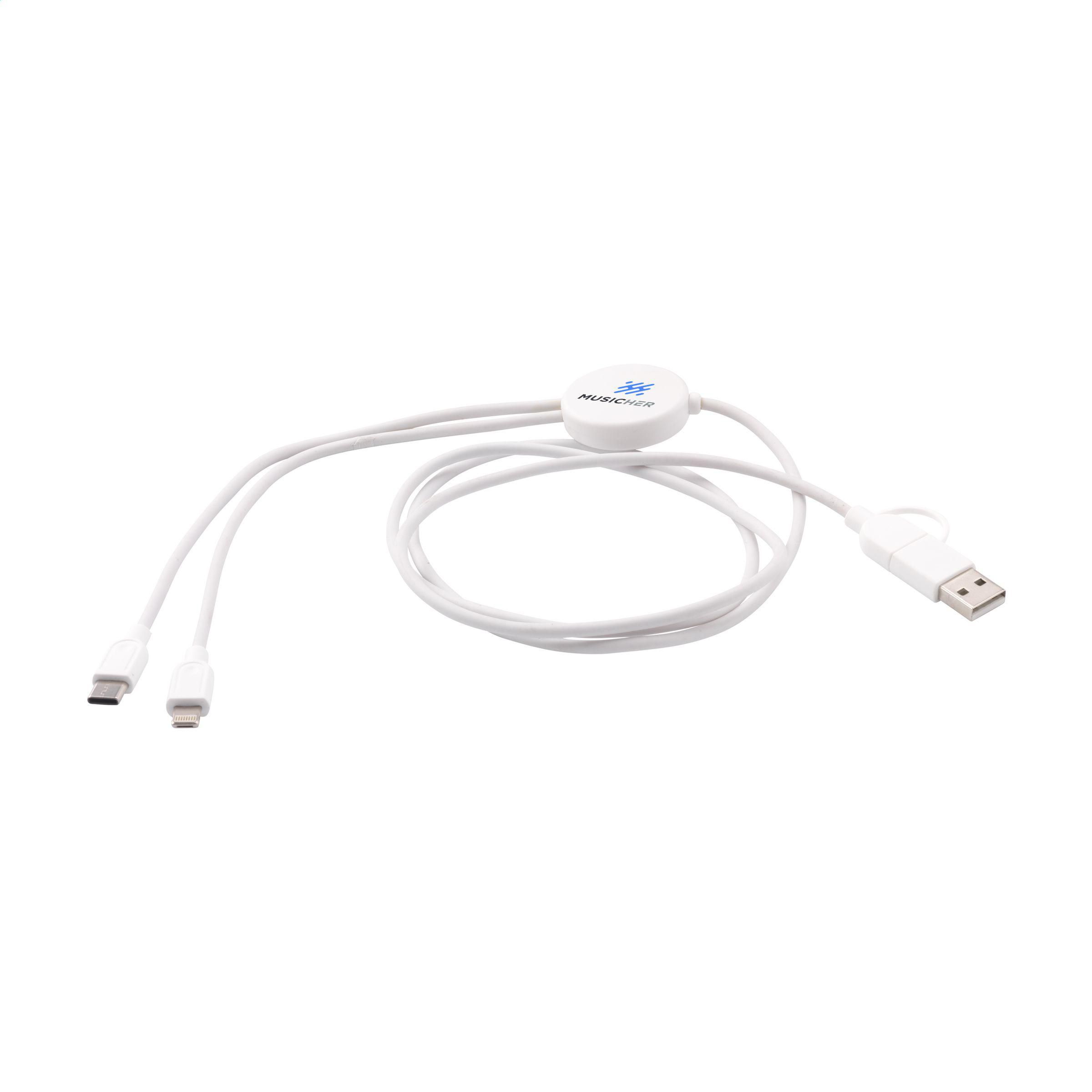Vue 2 de Charging Cable RCS Recycled ABS-TPE câble de charge