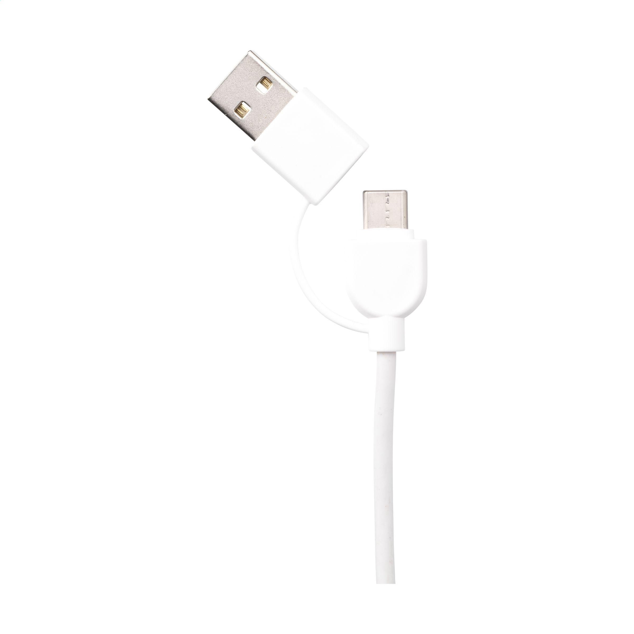 Vue 4 de Charging Cable RCS Recycled ABS-TPE câble de charge