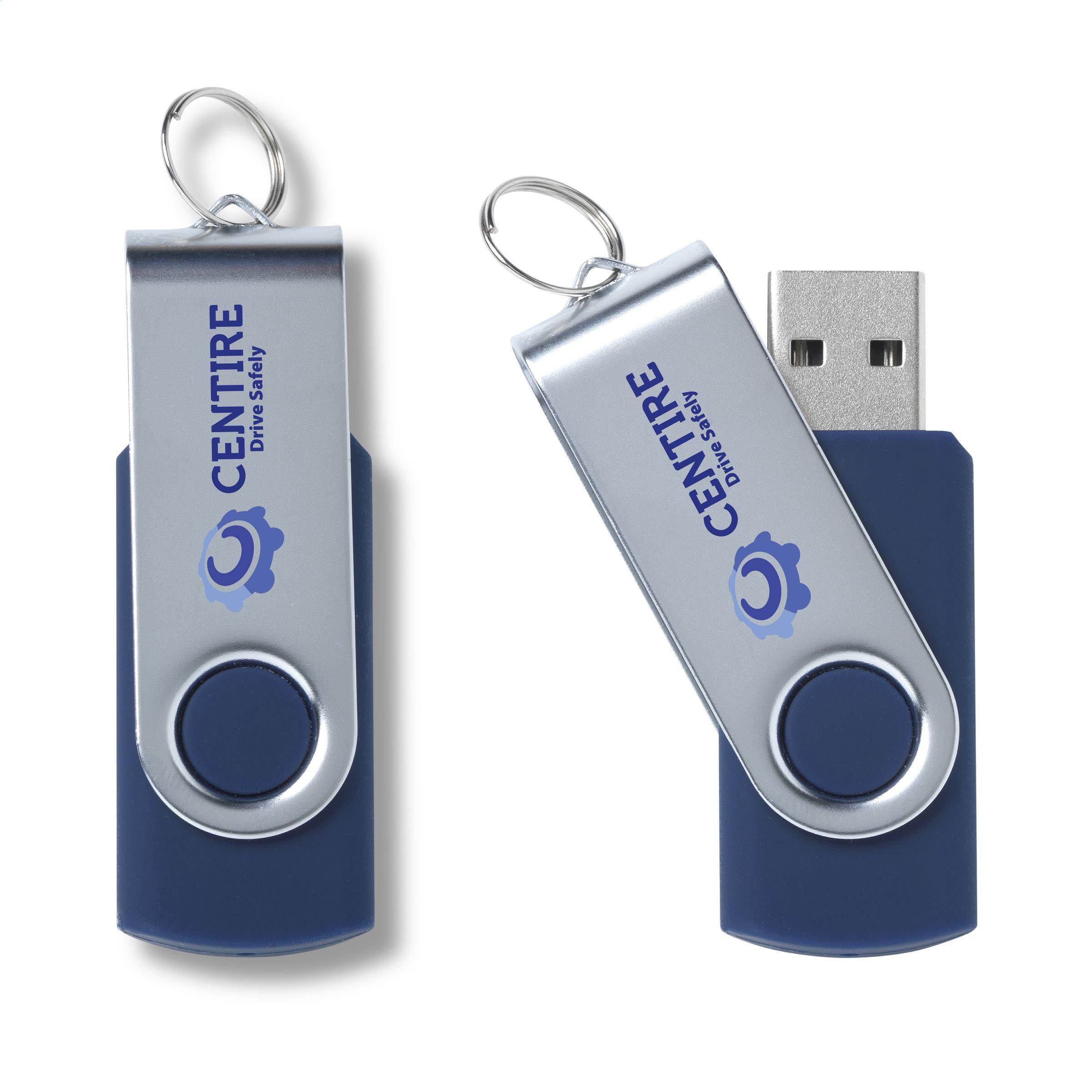 Vue 2 de Twist clé USB en stock 4 GB
