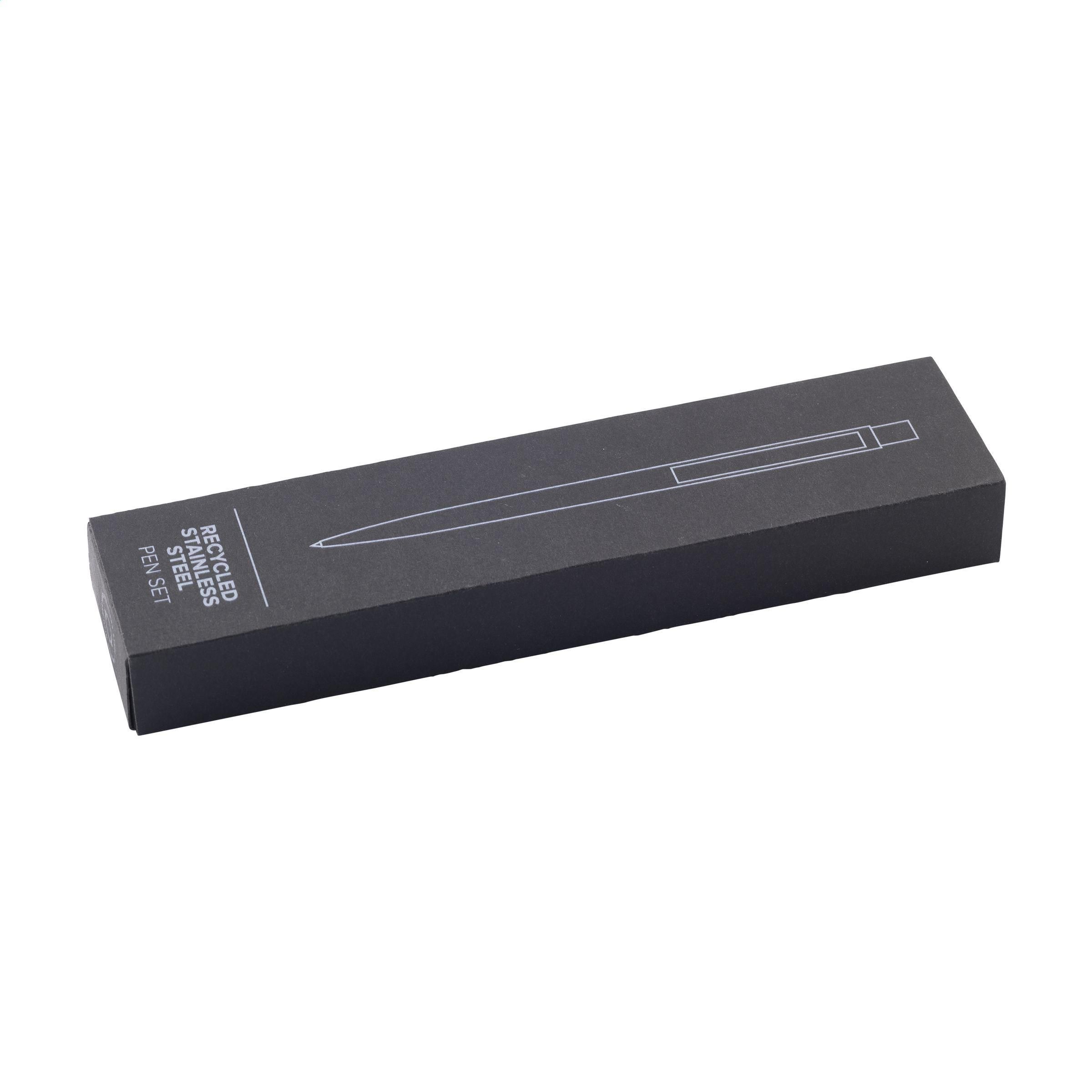 Vue 2 de Bellamy Pen Recycled Stainless Steel stylo