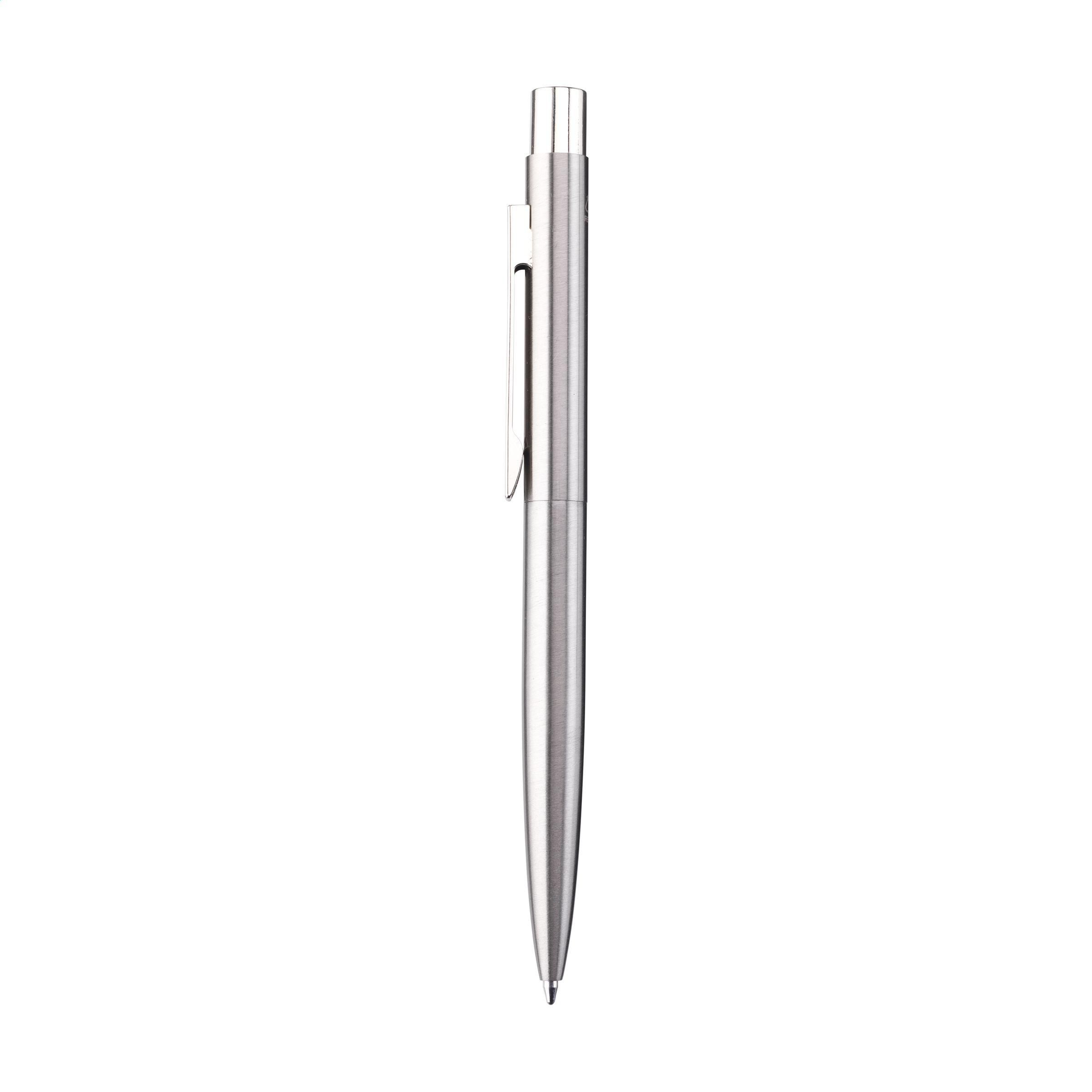 Vue 3 de Bellamy Pen Recycled Stainless Steel stylo