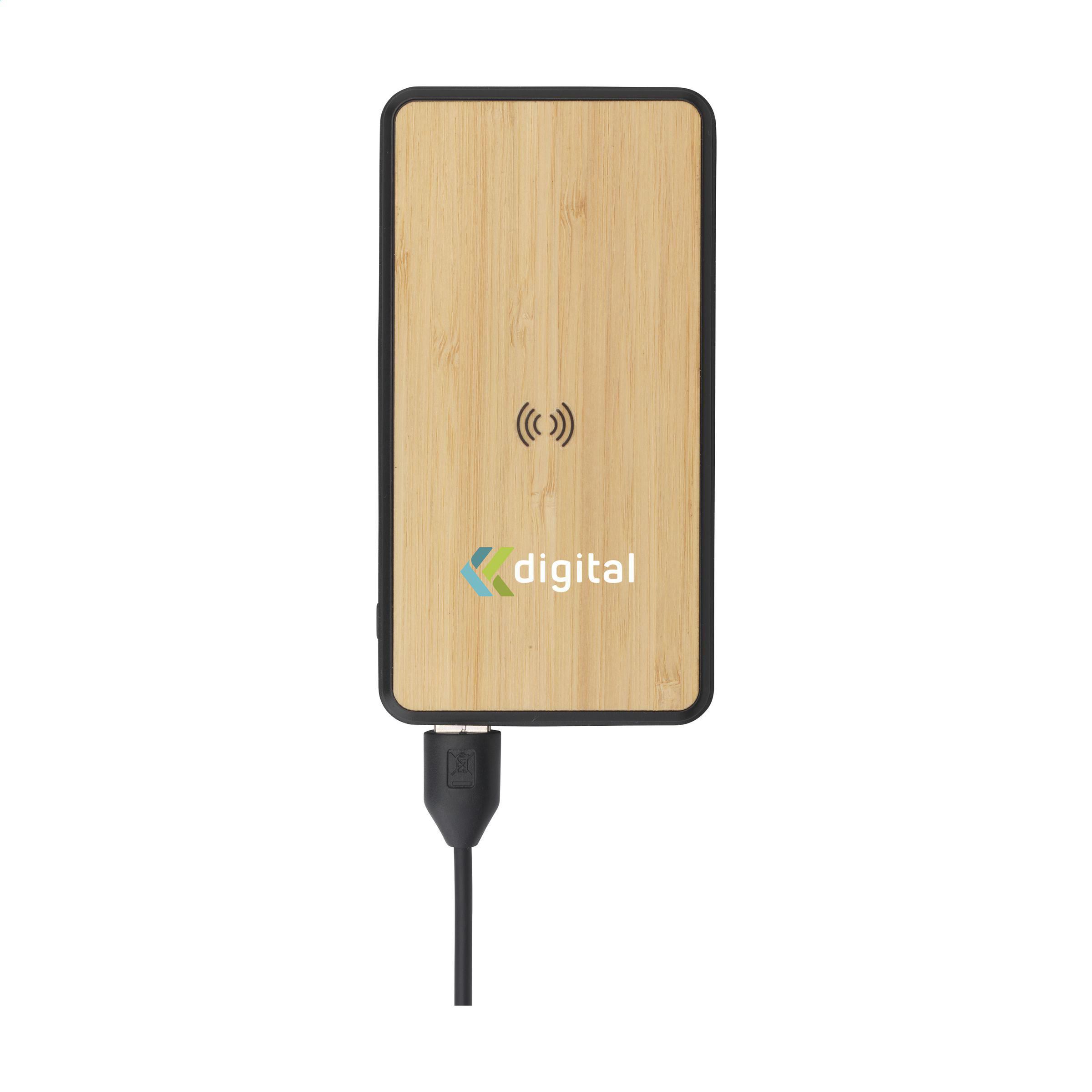 Vue 3 de Boru Bamboo RCS Recycled ABS Powerbank Wireless Charger