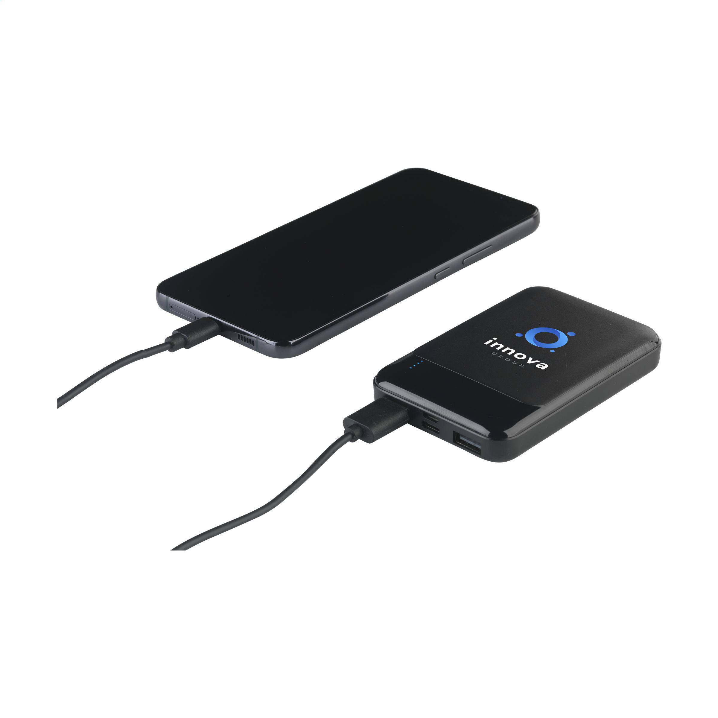 Vue 2 de Compact 5000 RCS Recycled ABS Powerbank