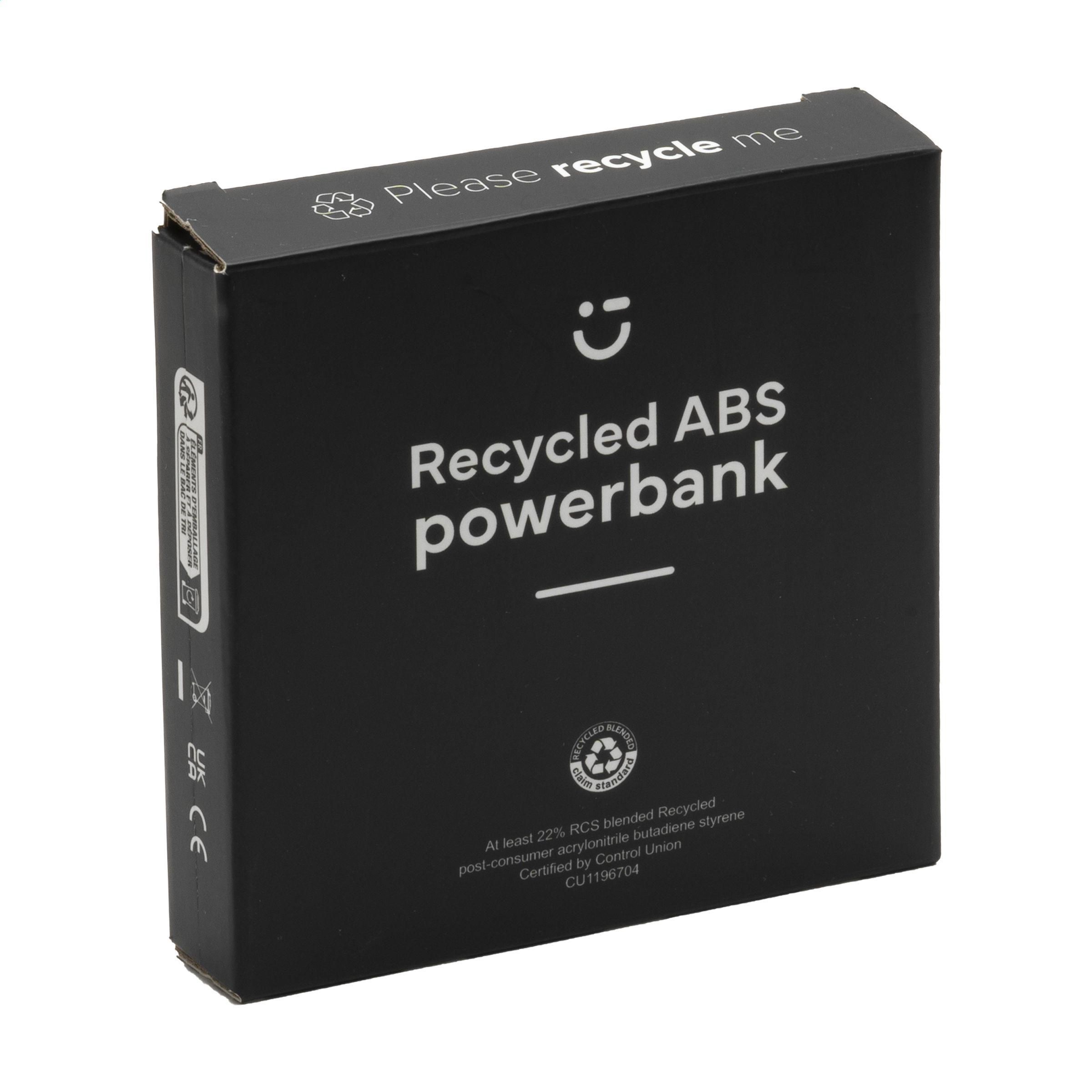 Vue 5 de Compact 5000 RCS Recycled ABS Powerbank
