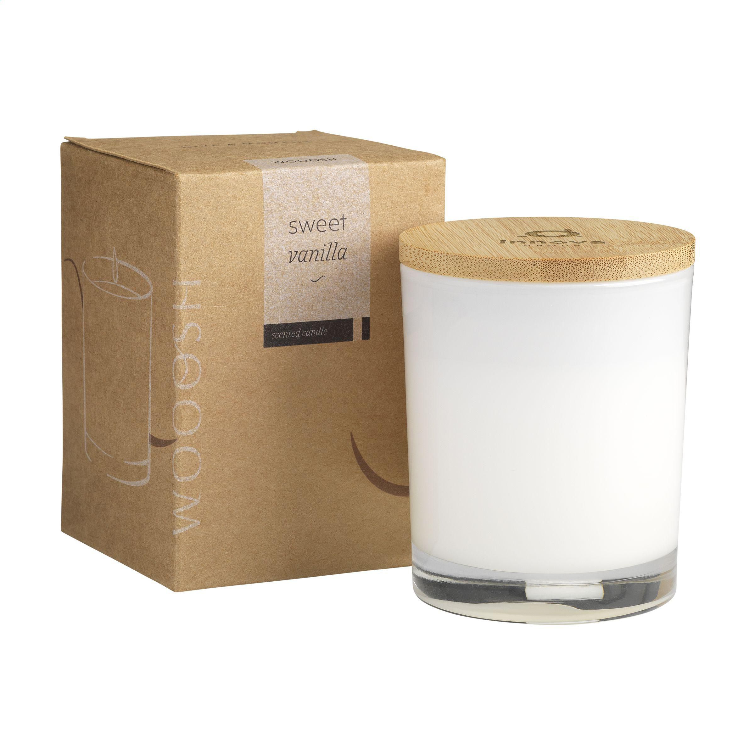 Vue 3 de Wooosh Scented Candle Sweet Vanilla bougie parfumée