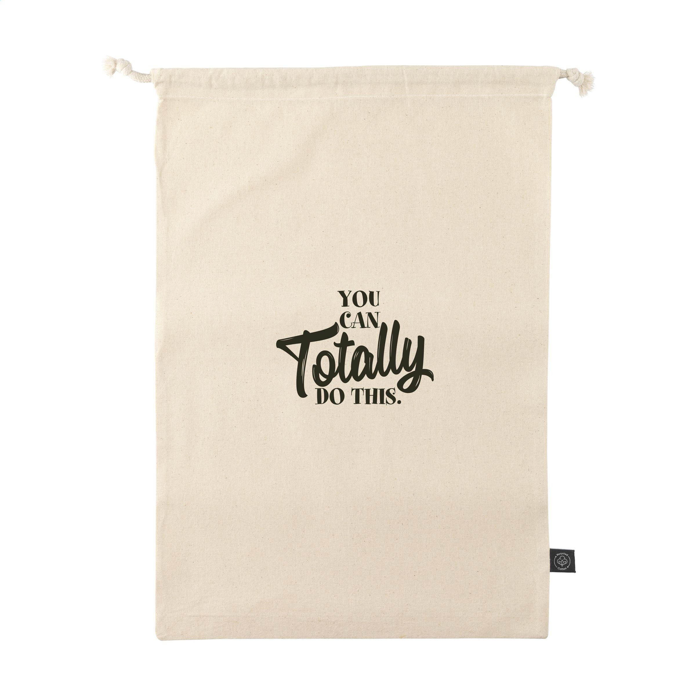 Vue 2 de Gift Pouch Naturel GRS Recycled Cotton (150 g/m²) L