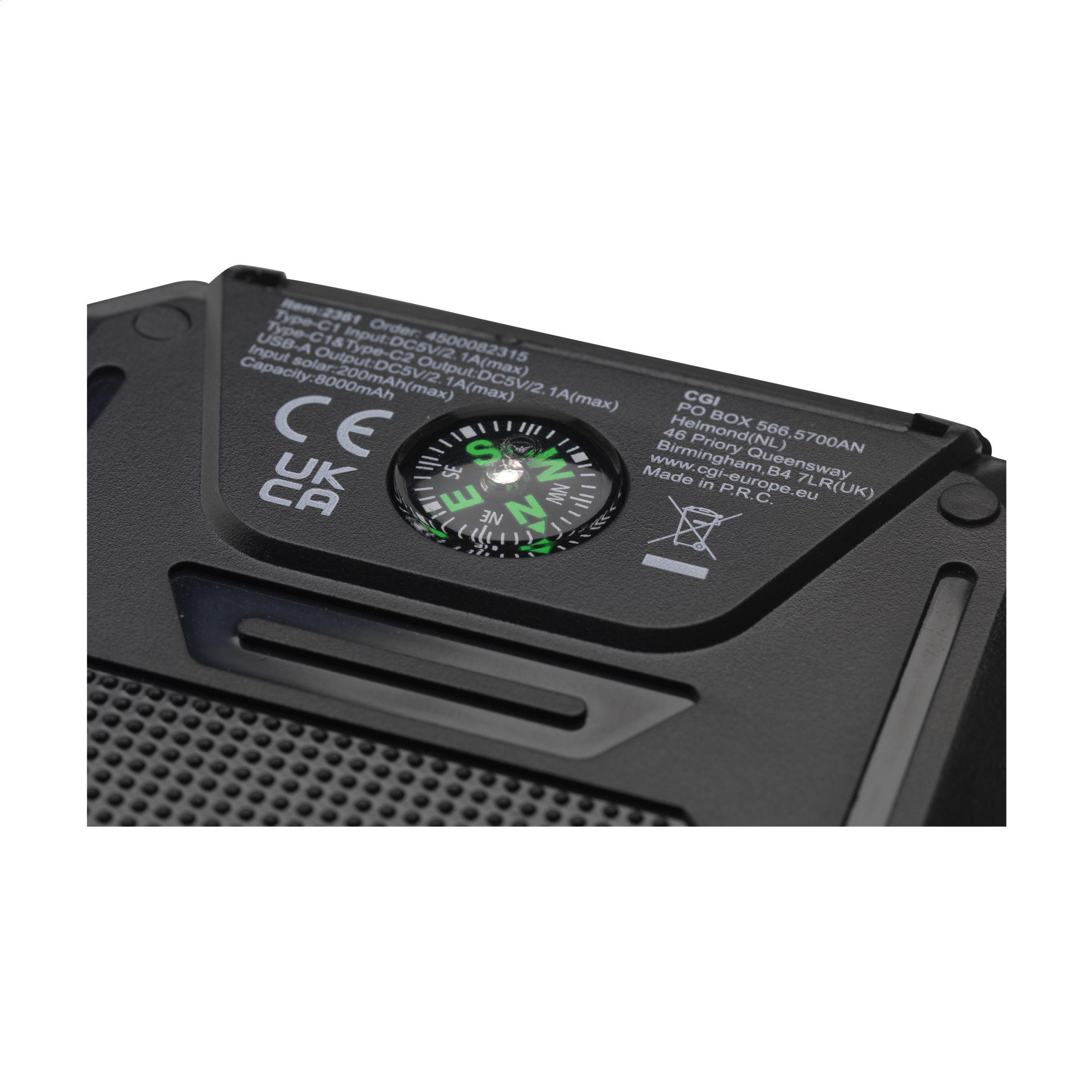 Vue 10 de Trail RCS Solar Charger Compass 8000 batterie externe