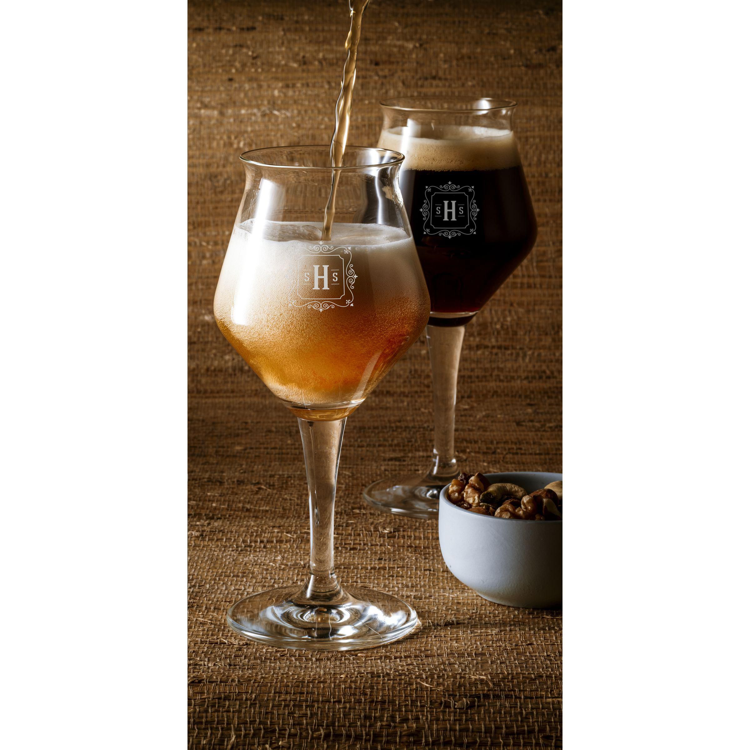 Vue 4 de Crown Sommelier Verre à bière 420 ml