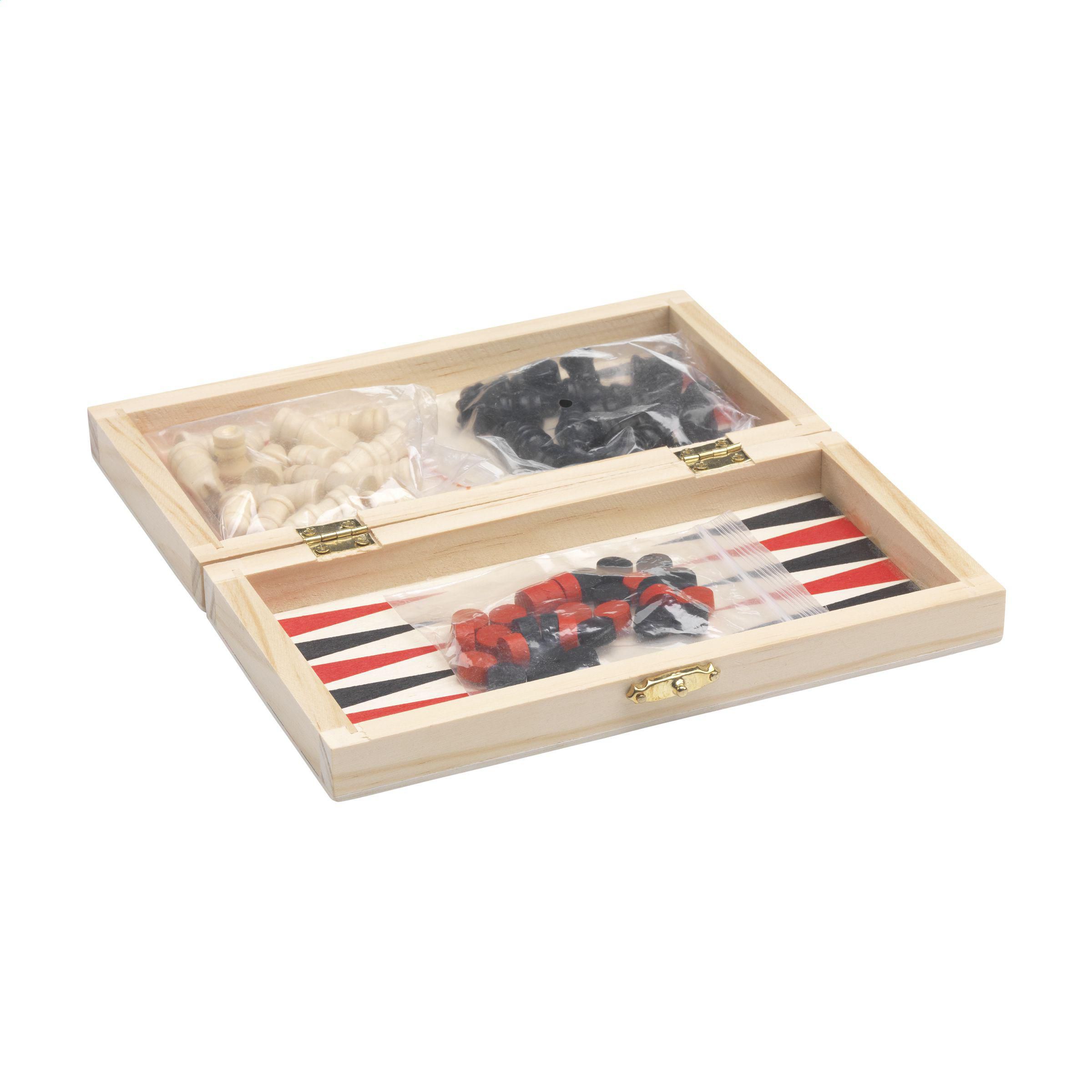 Vue 4 de CheckMate Game Box 3-in-1 jeu