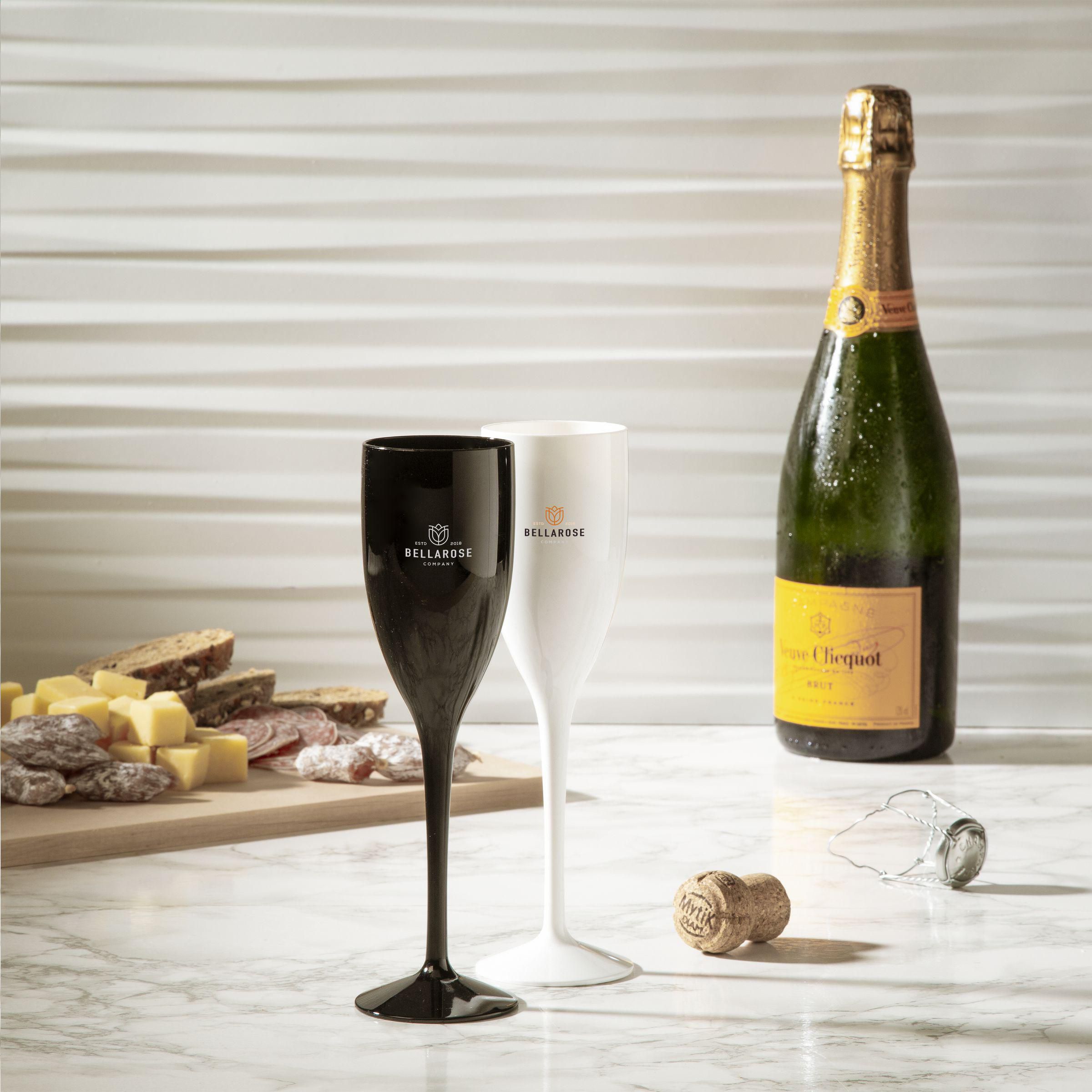 Vue 4 de Lunaire Verre à Champagne plastique Réutilisable 150 ml