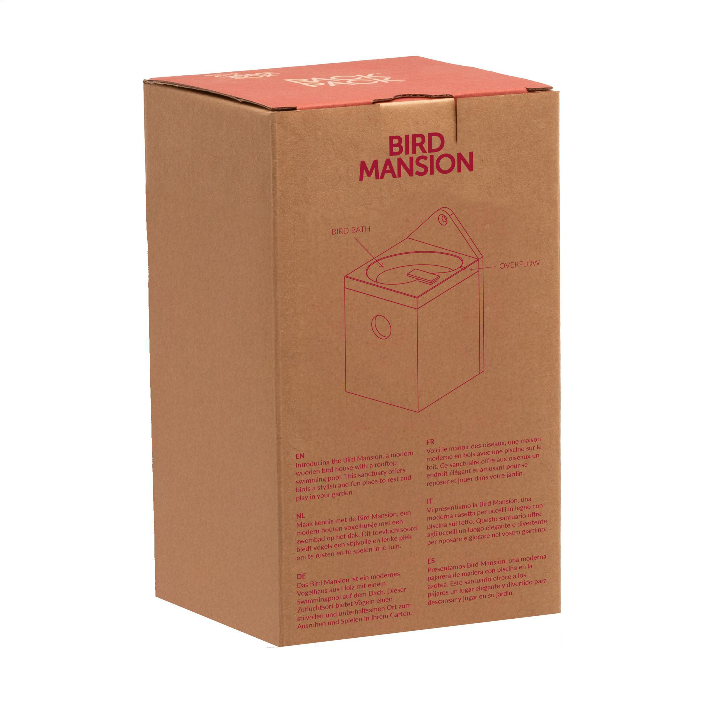Vue 5 de Rackpack Bird Mansion