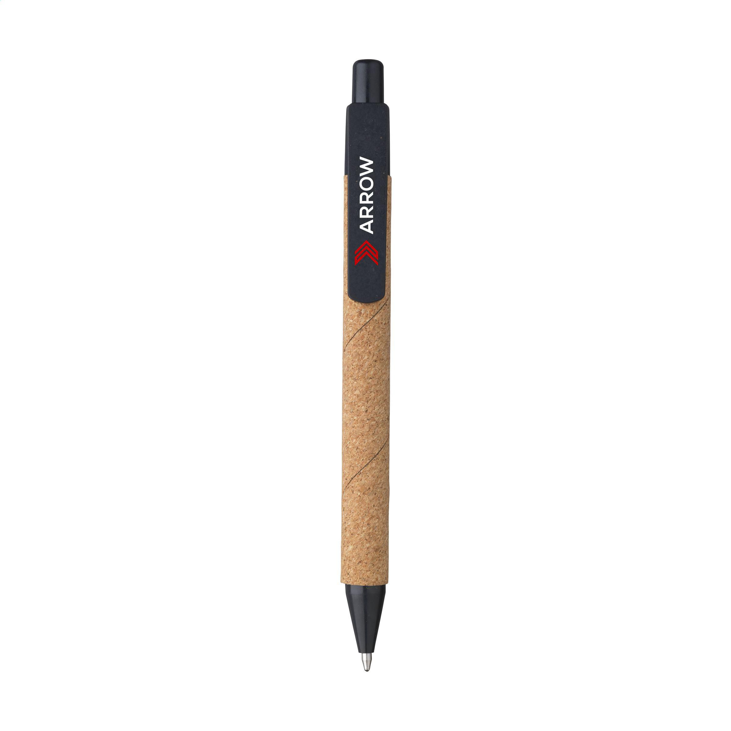 Vue 6 de Cork Write stylo