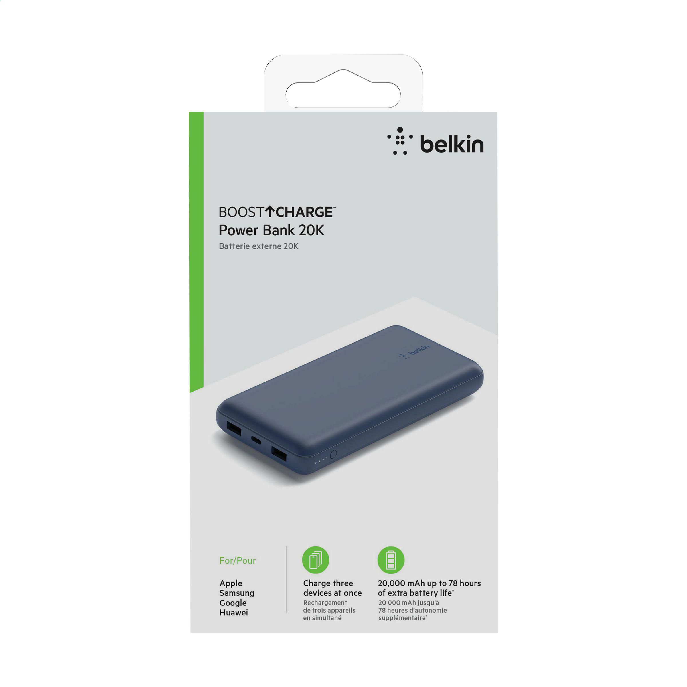 Vue 6 de Belkin BoostCharge Powerbank 20K