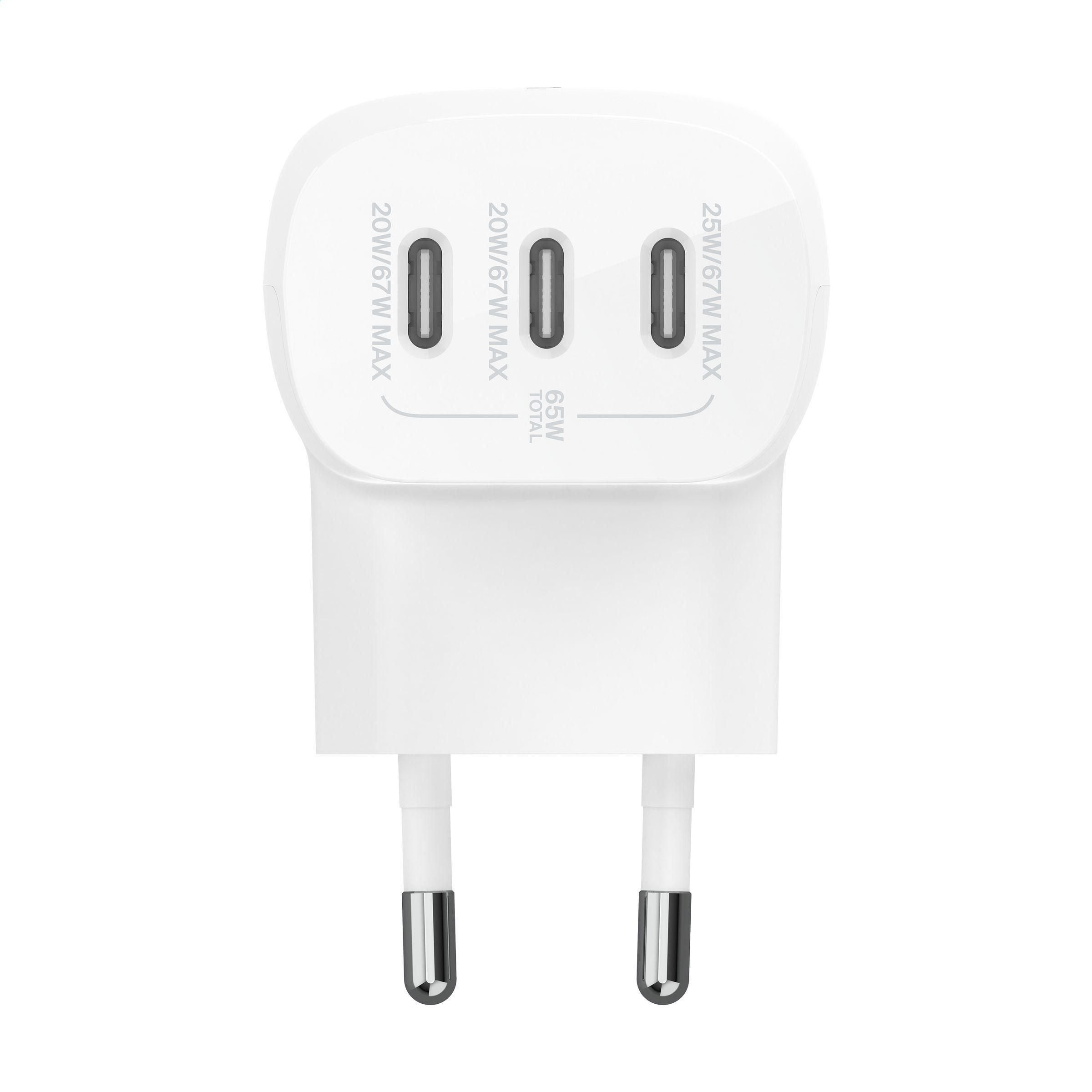 Vue 3 de Belkin BoostCharge 3-Port Wall Charger EU