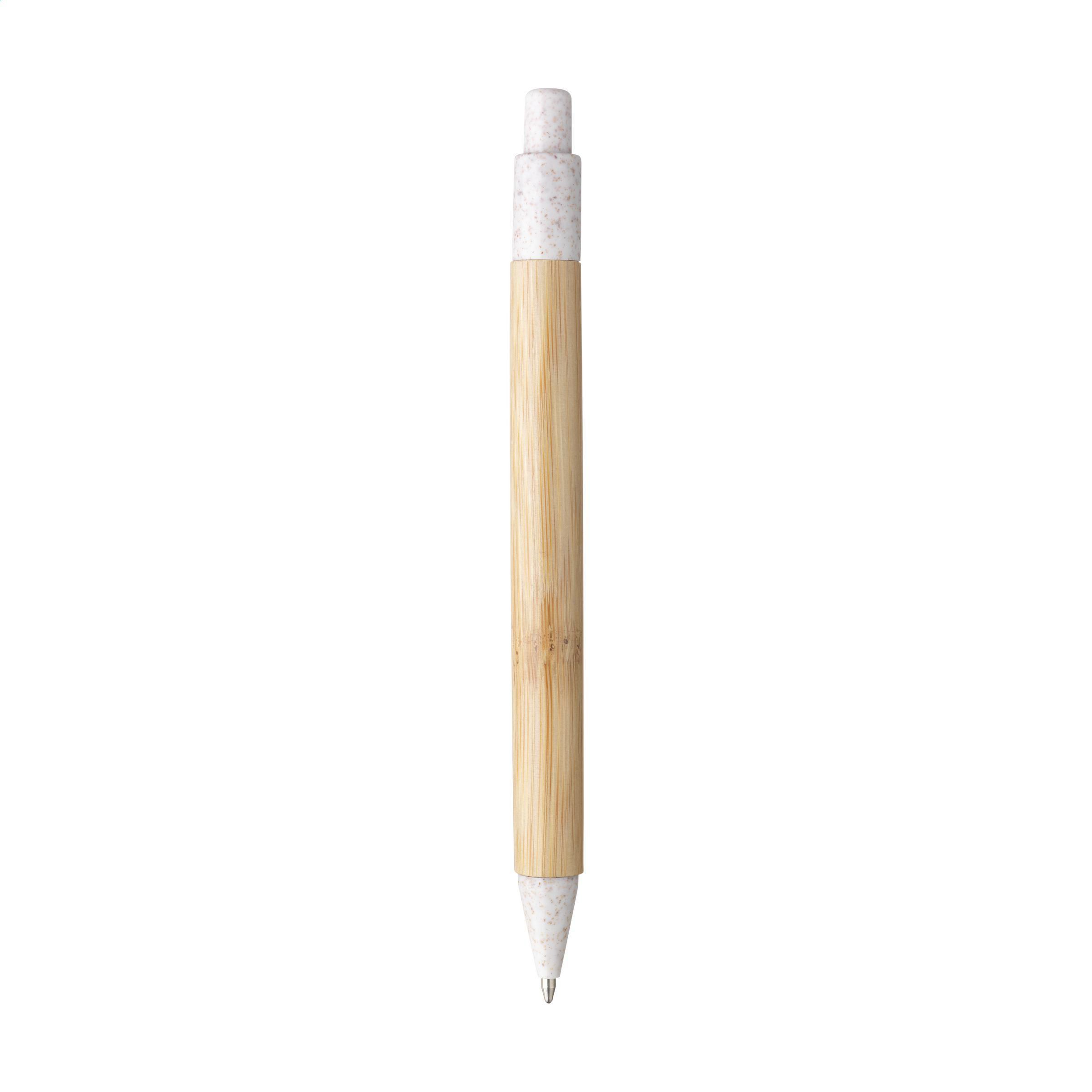 Vue 4 de Bamboo Wheat Pen stylo en paille de blé
