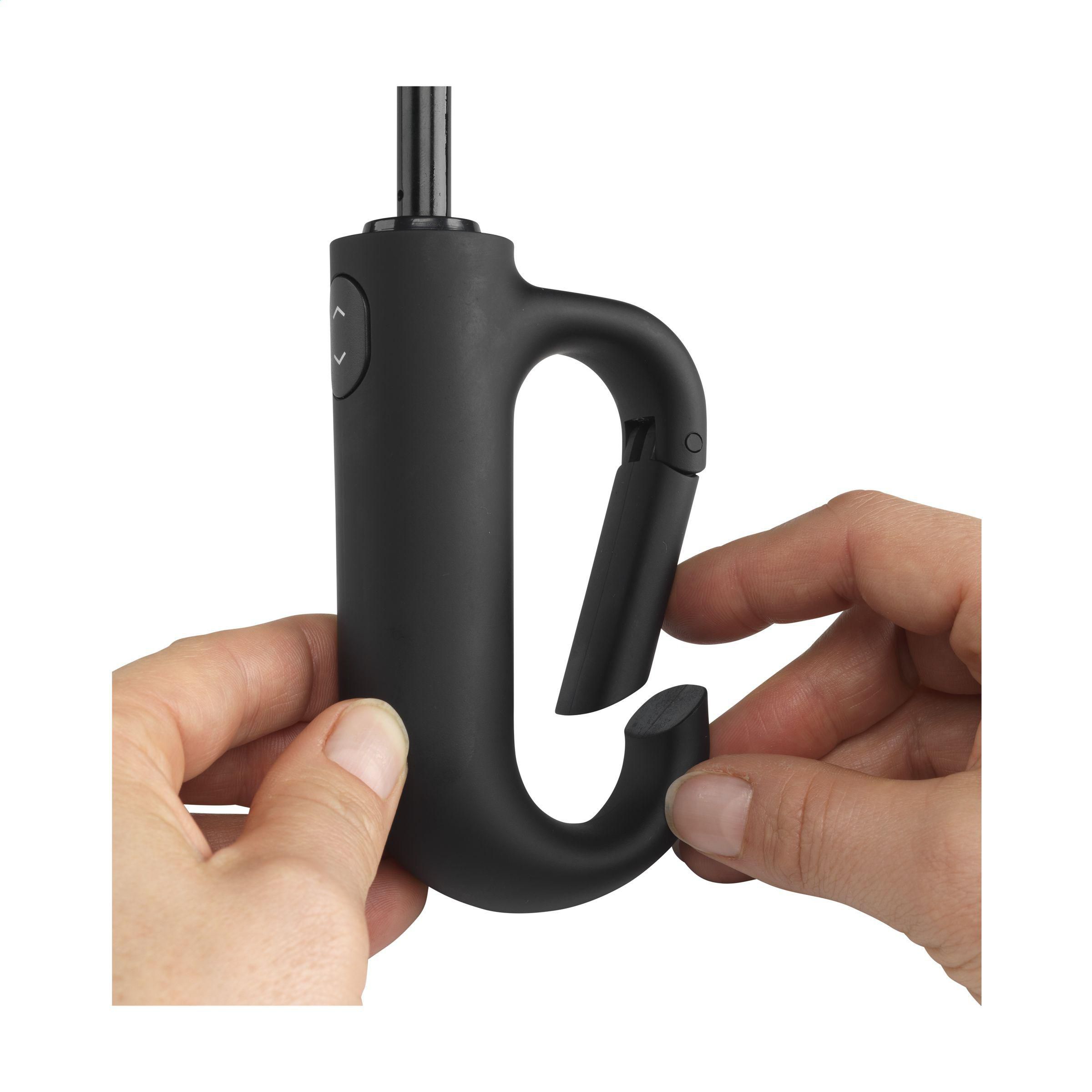 Vue 6 de Carabiner RCS RPET parapluie pliable 21 inch
