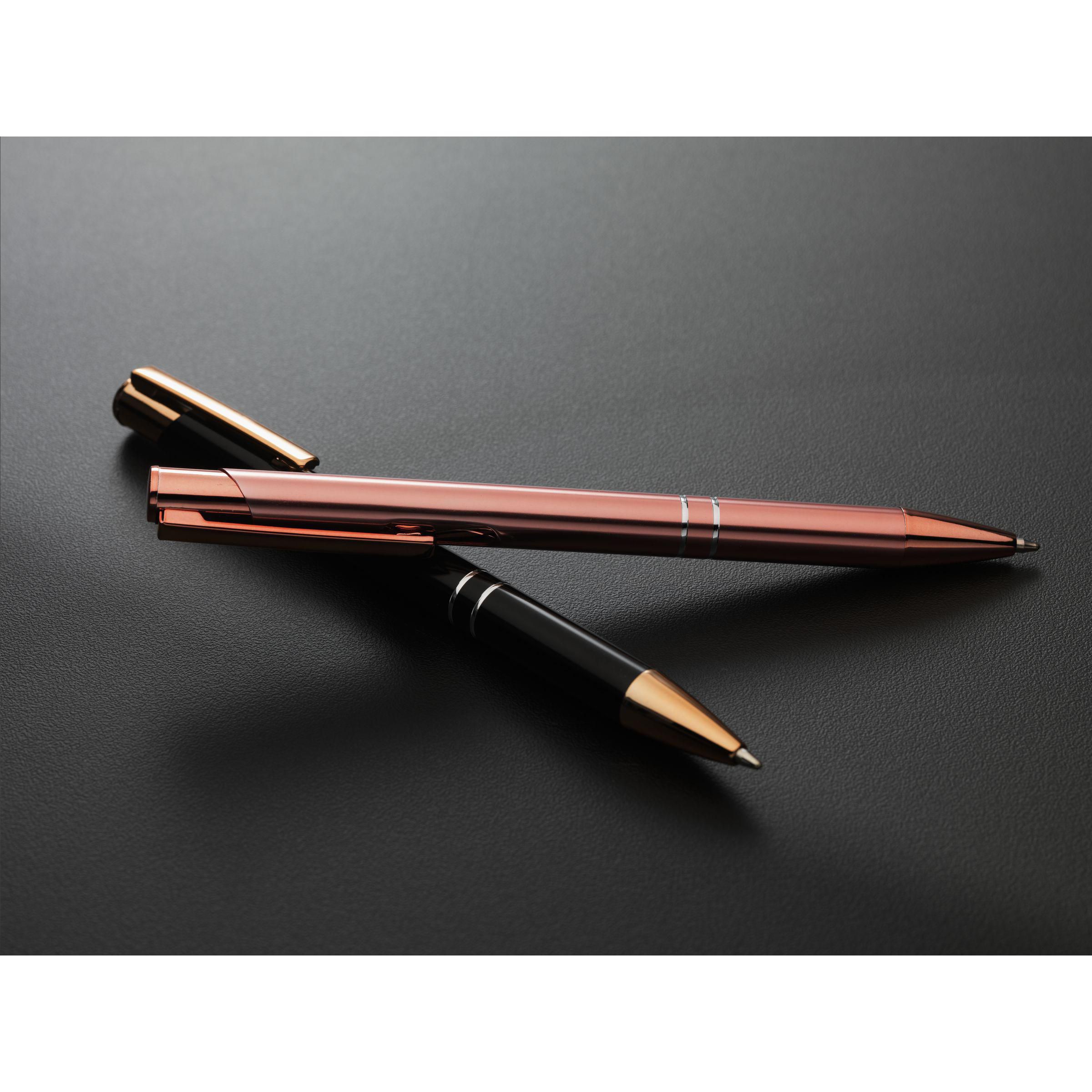 Vue 7 de Ebony RCS Recycled Alu Rose Gold stylo