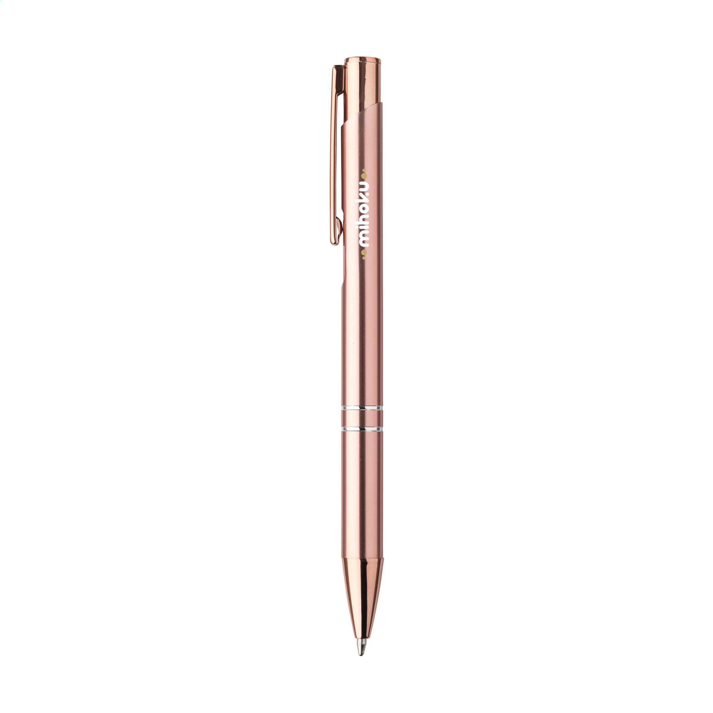 Vue 4 de Ebony RCS Recycled Alu Rose Gold stylo