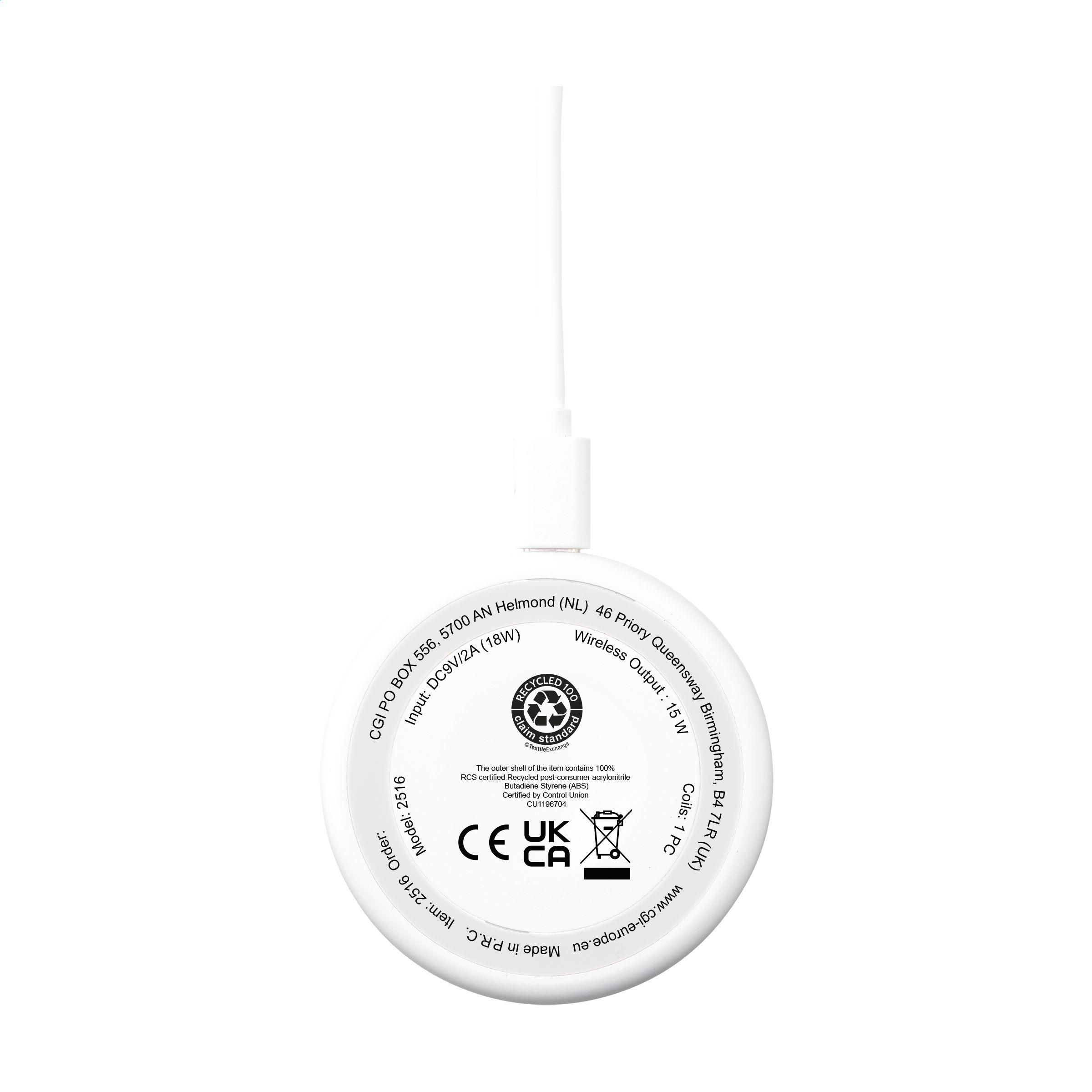 Vue 6 de All-in-one RCS Recycled 15W Magnetic Wireless Charger