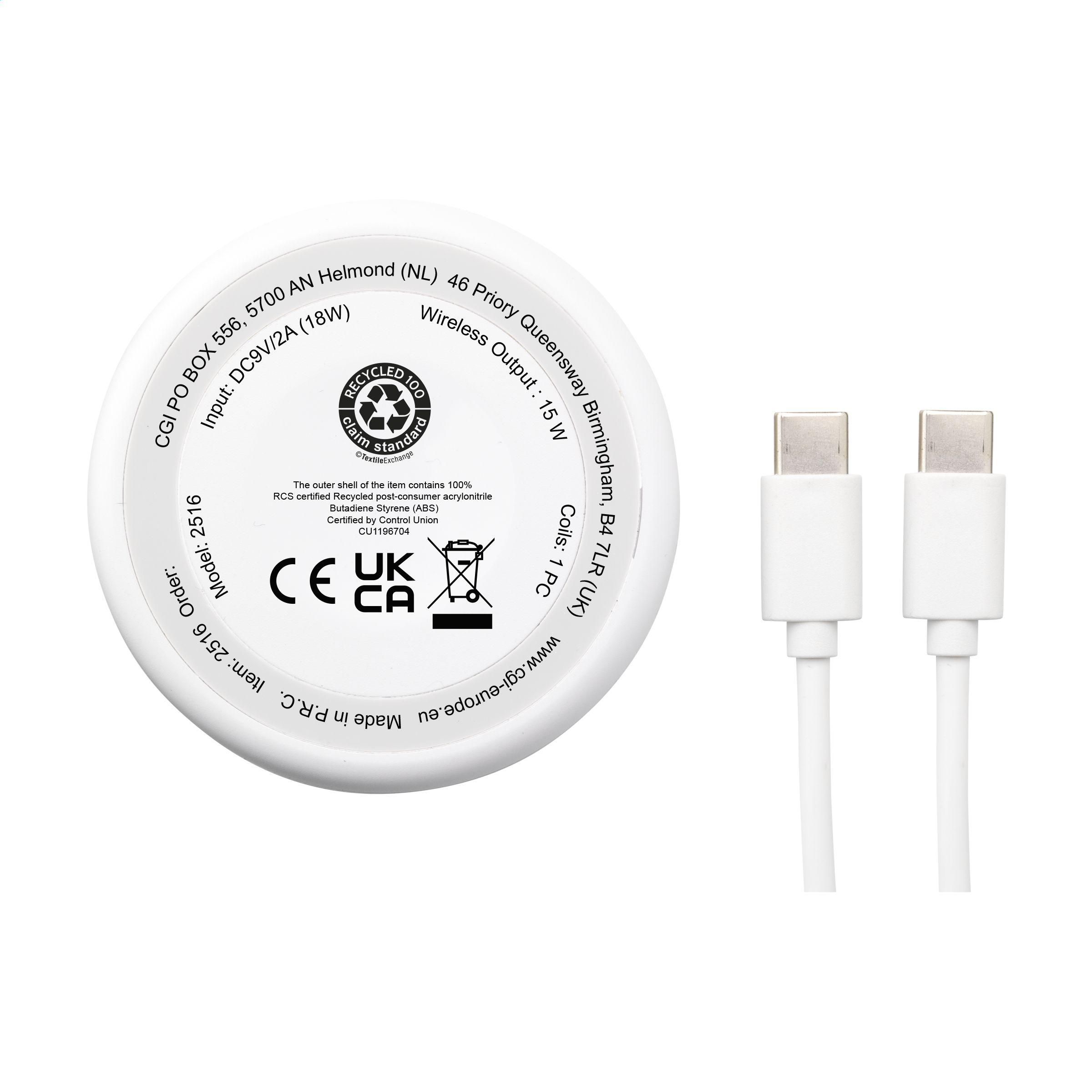 Vue 7 de All-in-one RCS Recycled 15W Magnetic Wireless Charger