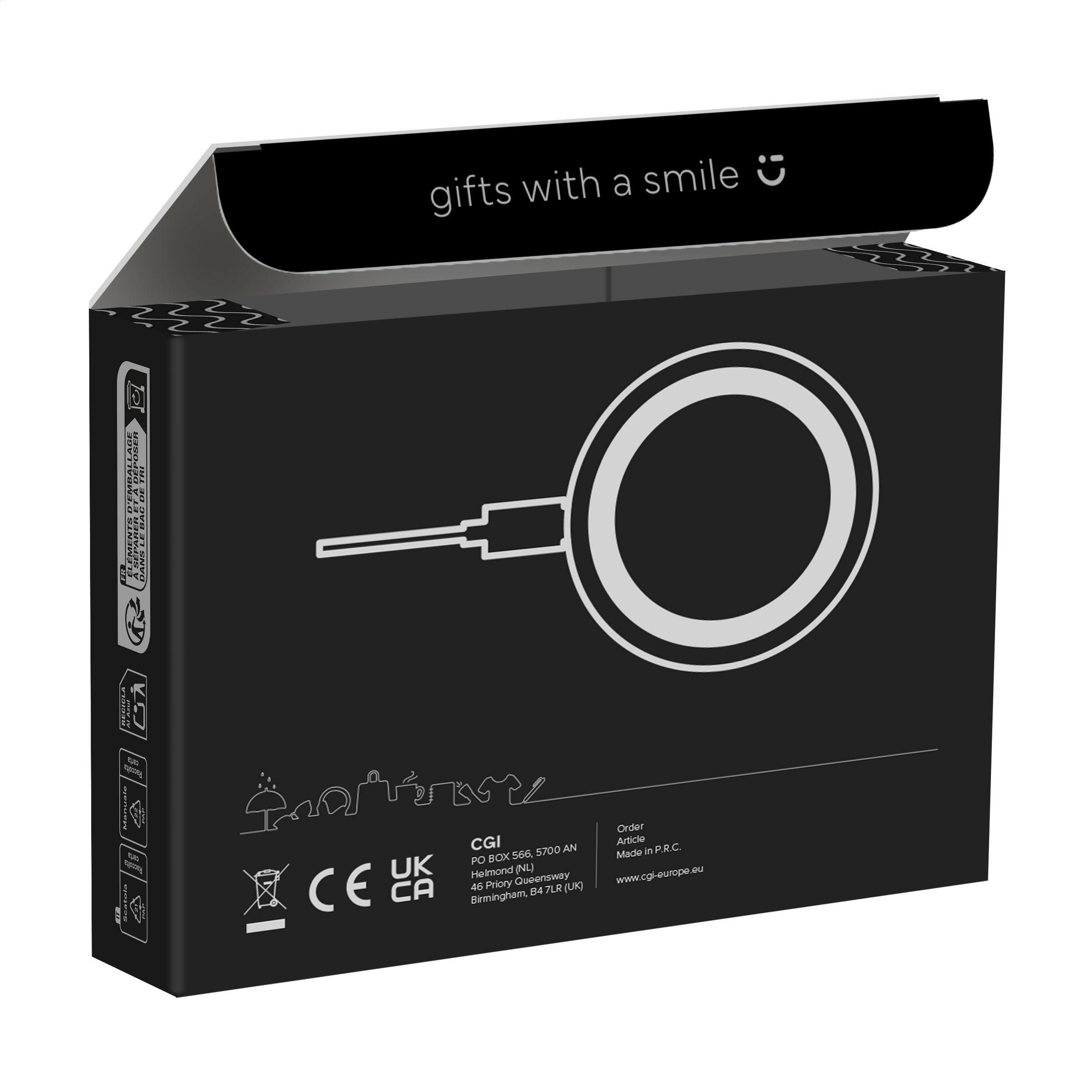 Vue 9 de All-in-one RCS Recycled 15W Magnetic Wireless Charger