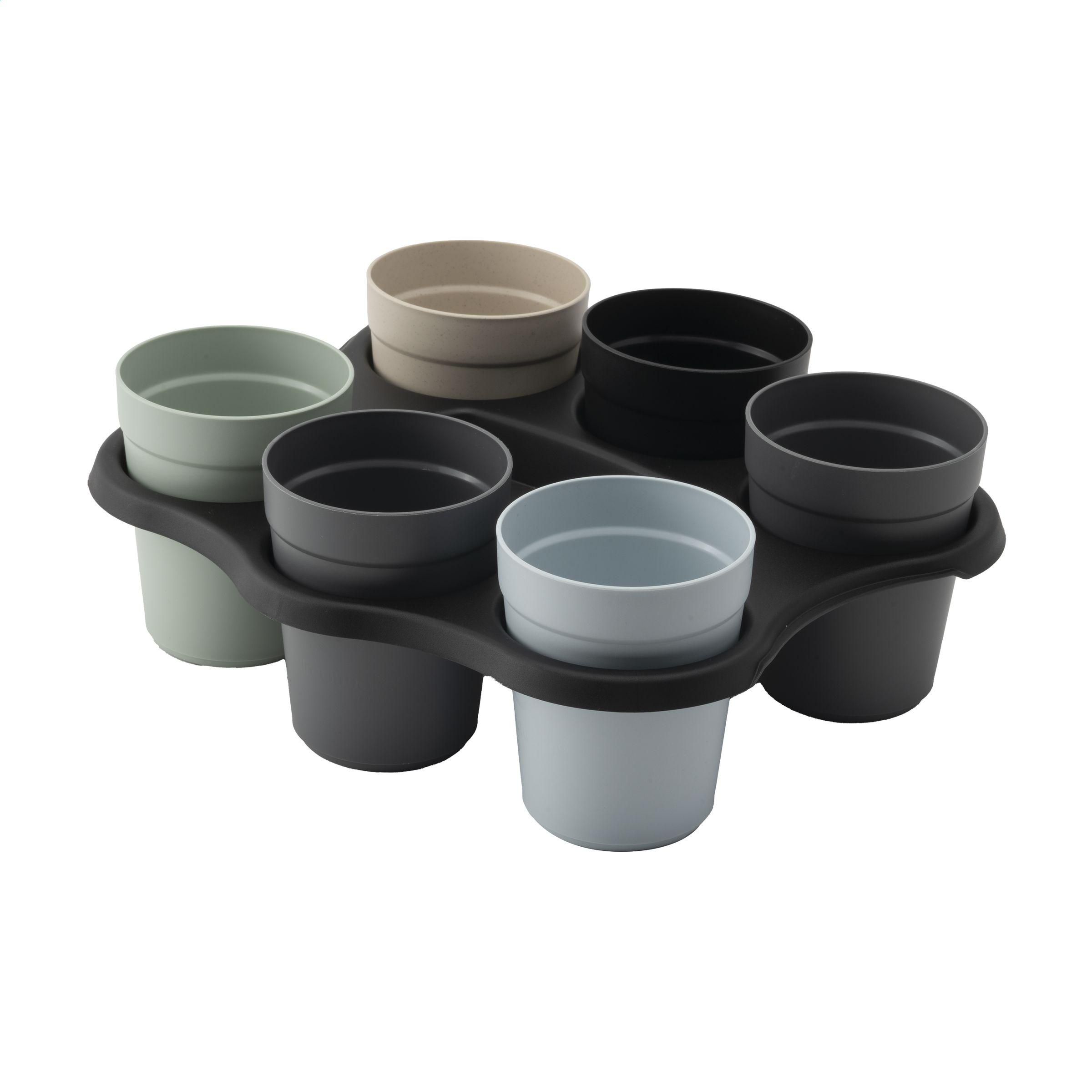 Vue 2 de Circulcup Coffee Cup Tray 6-hole Ø 8 cm