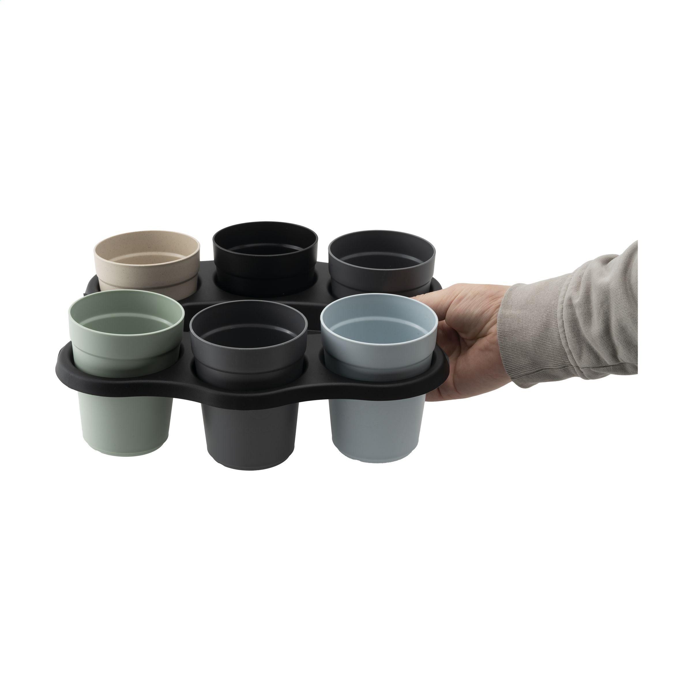 Vue 3 de Circulcup Coffee Cup Tray 6-hole Ø 8 cm