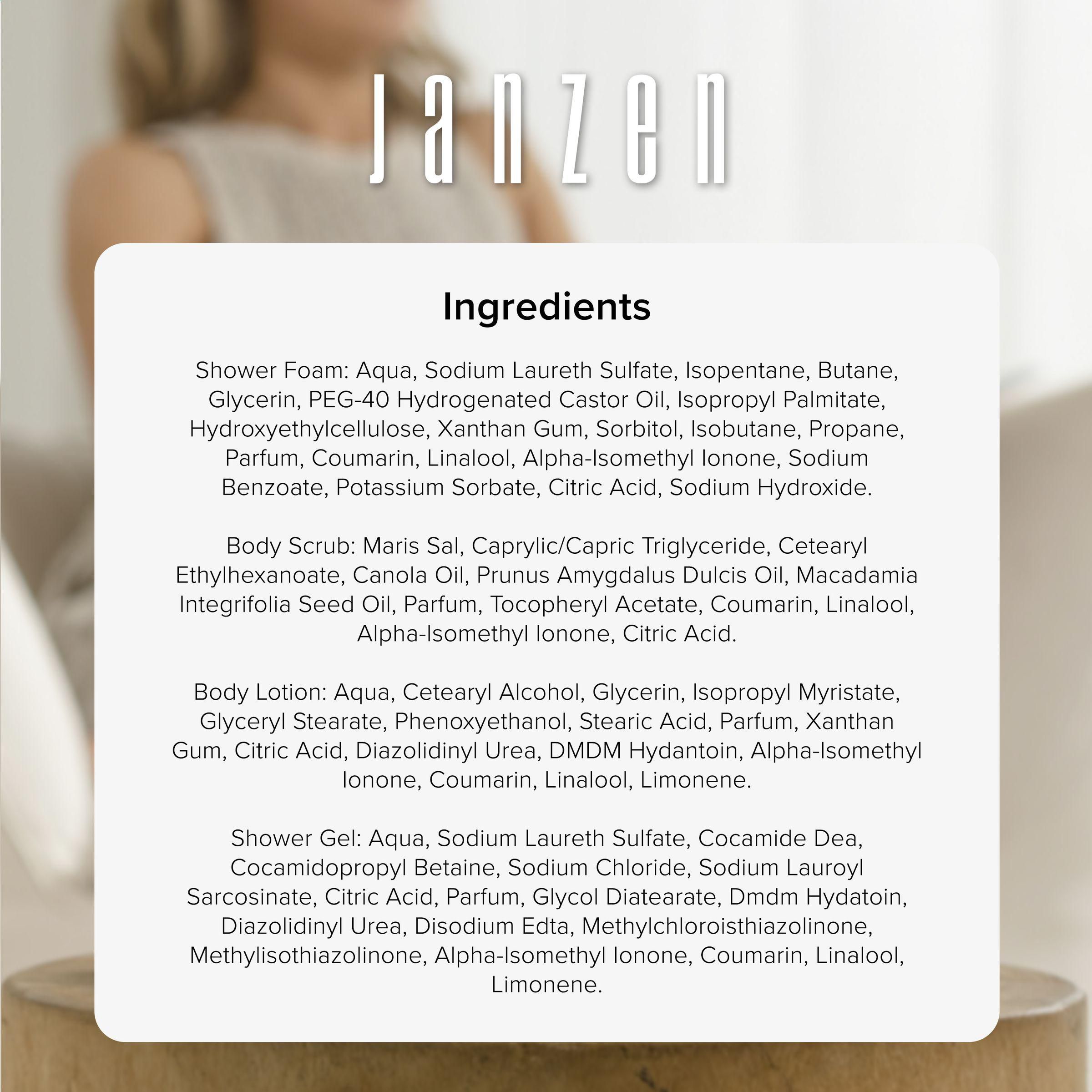 Vue 4 de JANZEN Gift Set S Body Black 22