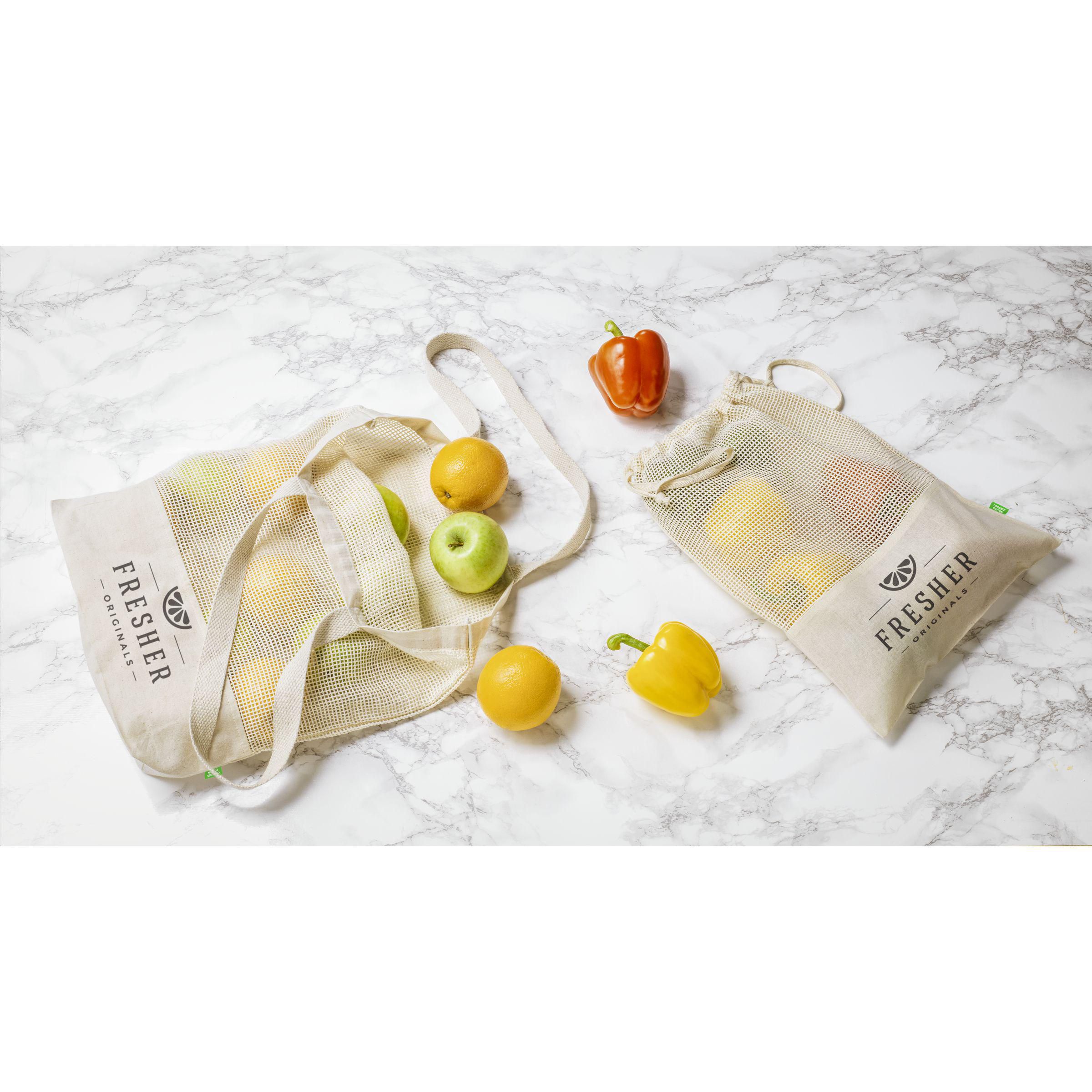 Vue 9 de Natura Organic Mesh Bag (120 g/m²) sac à fruits