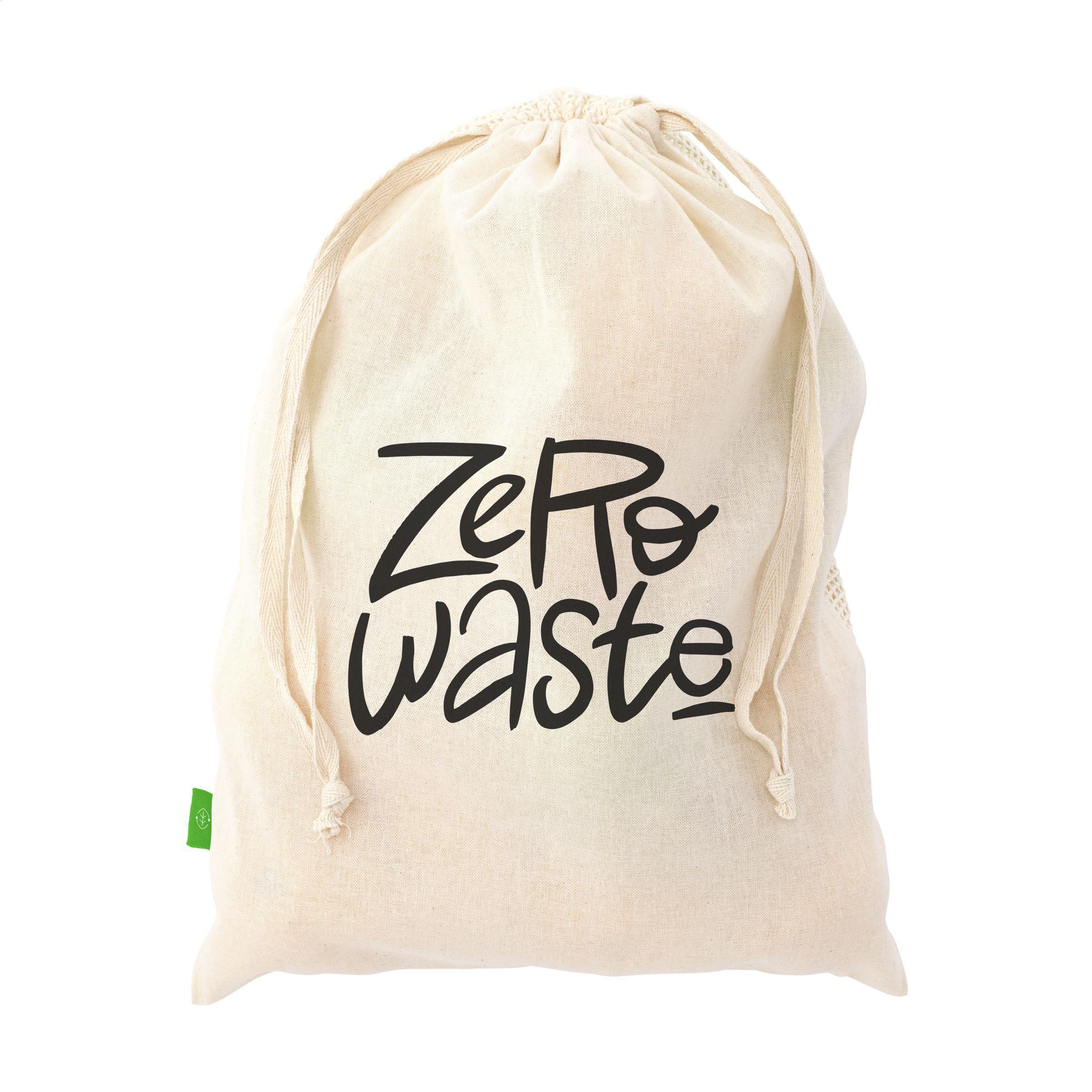 Vue 2 de Natura Organic Mesh Bag (120 g/m²) sac à fruits
