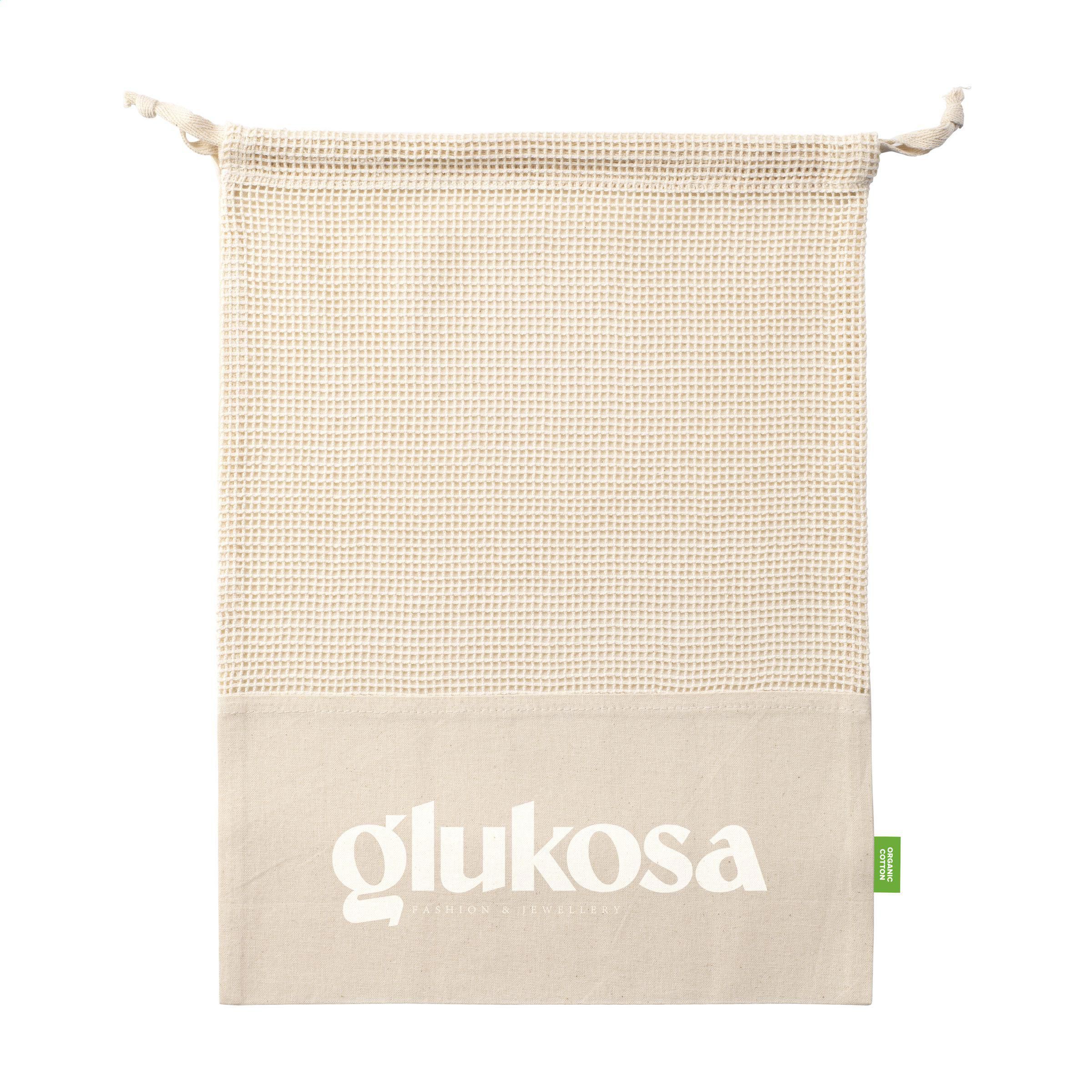 Vue 4 de Natura Organic Mesh Bag (120 g/m²) sac à fruits