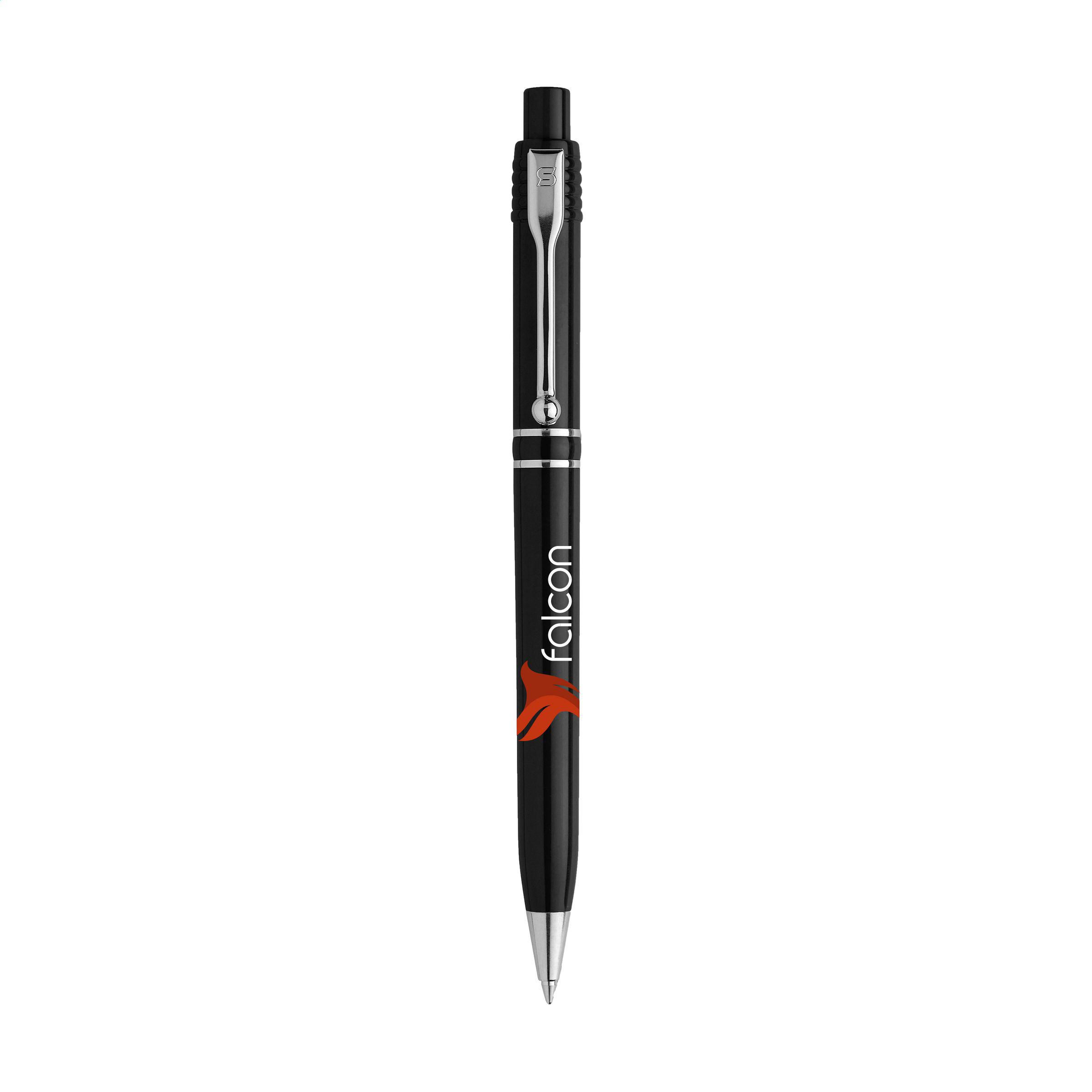 Vue 4 de Stilolinea Raja Chrome Recycled stylo