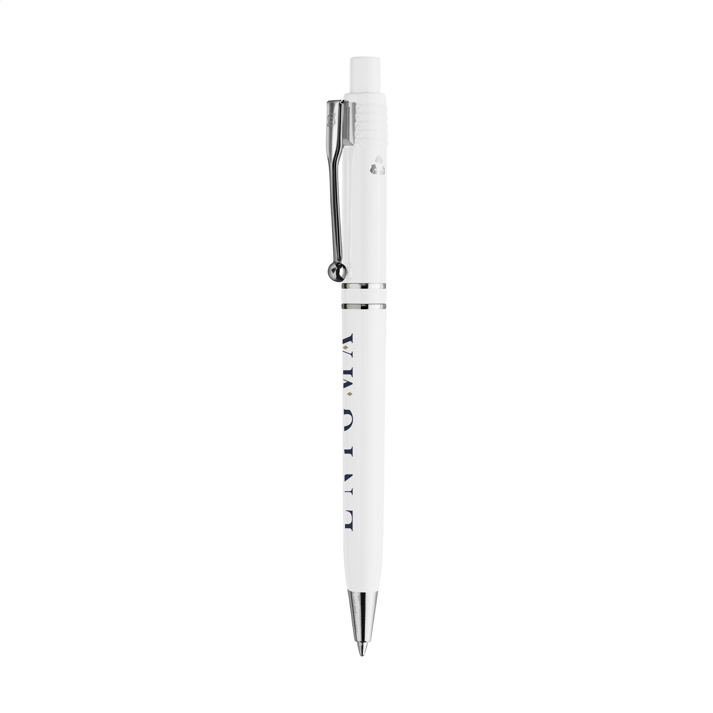 Vue 2 de Stilolinea Raja Chrome Recycled stylo