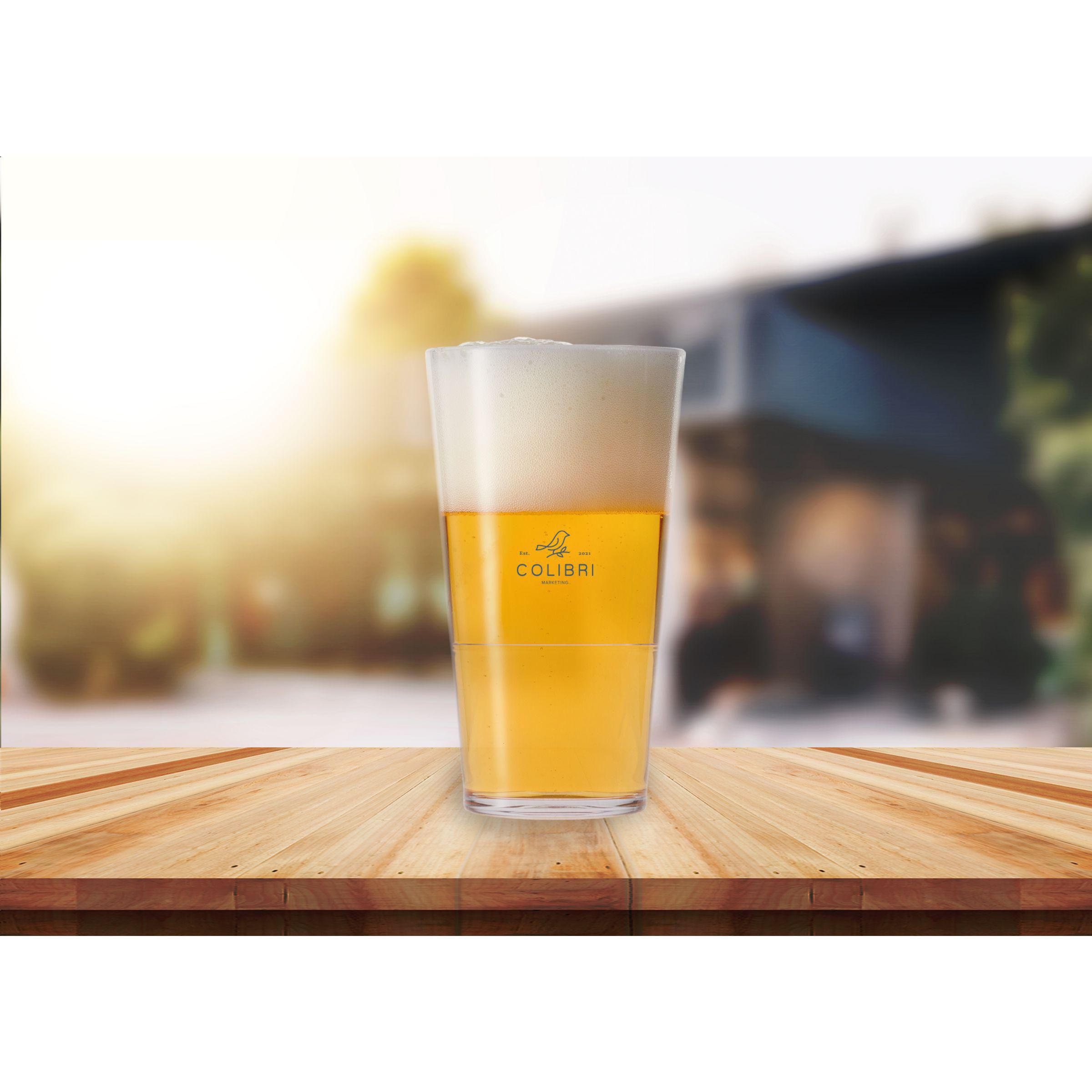 Vue 4 de HappyGlass Mister Vincent Verre de bière Tritan 330 ml