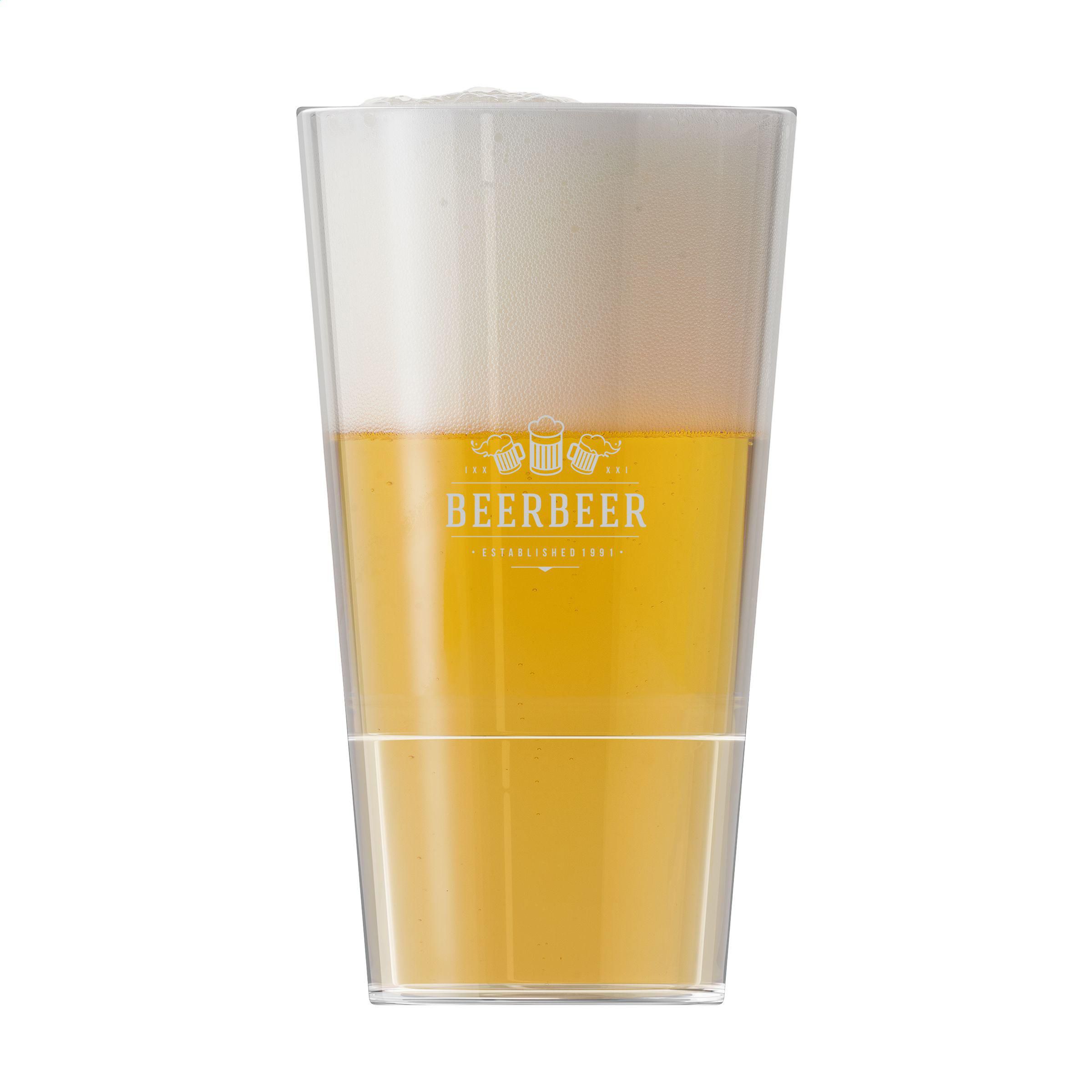Vue 2 de HappyGlass Mister Vincent Verre de bière Tritan 330 ml