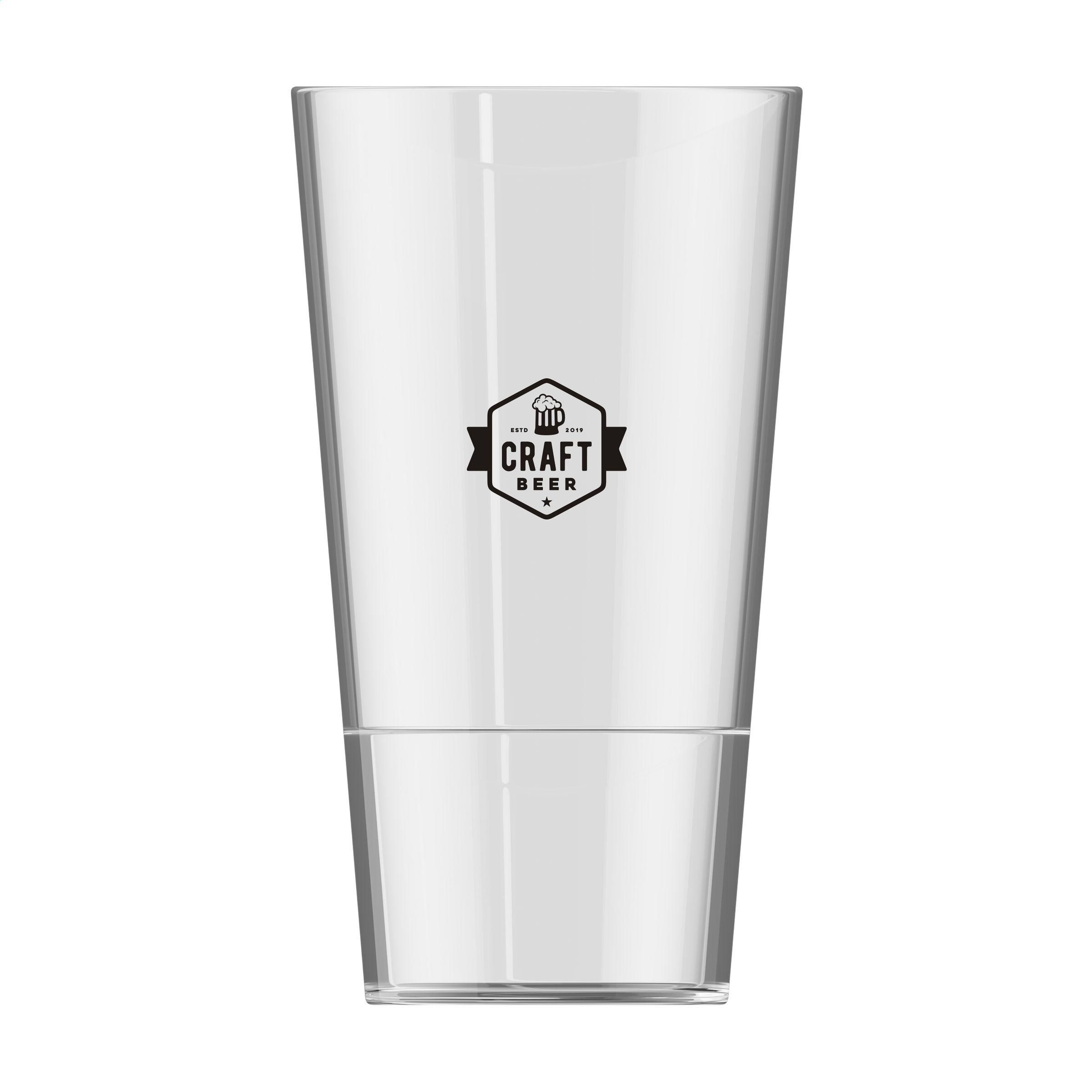 Vue 3 de HappyGlass Mister Vincent Verre de bière Tritan 330 ml