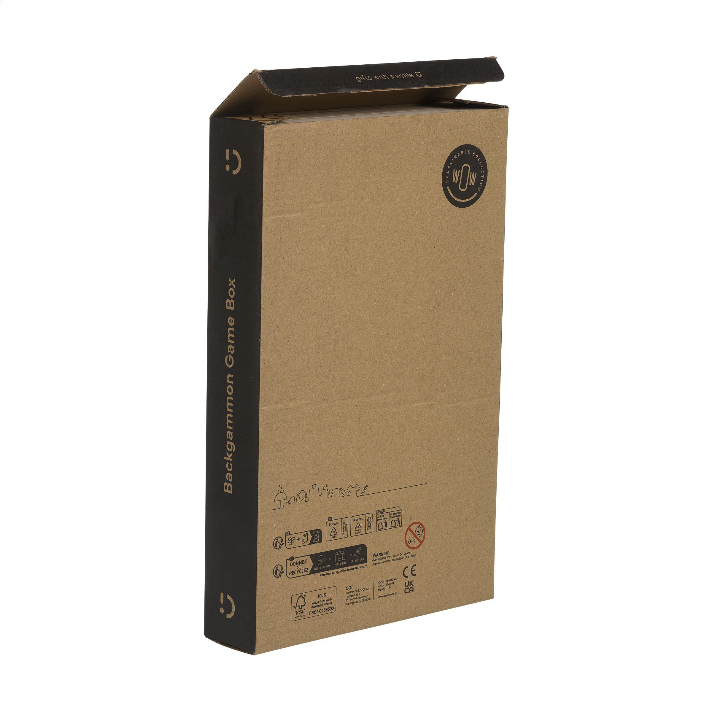 Vue 5 de Backgammon Game Box
