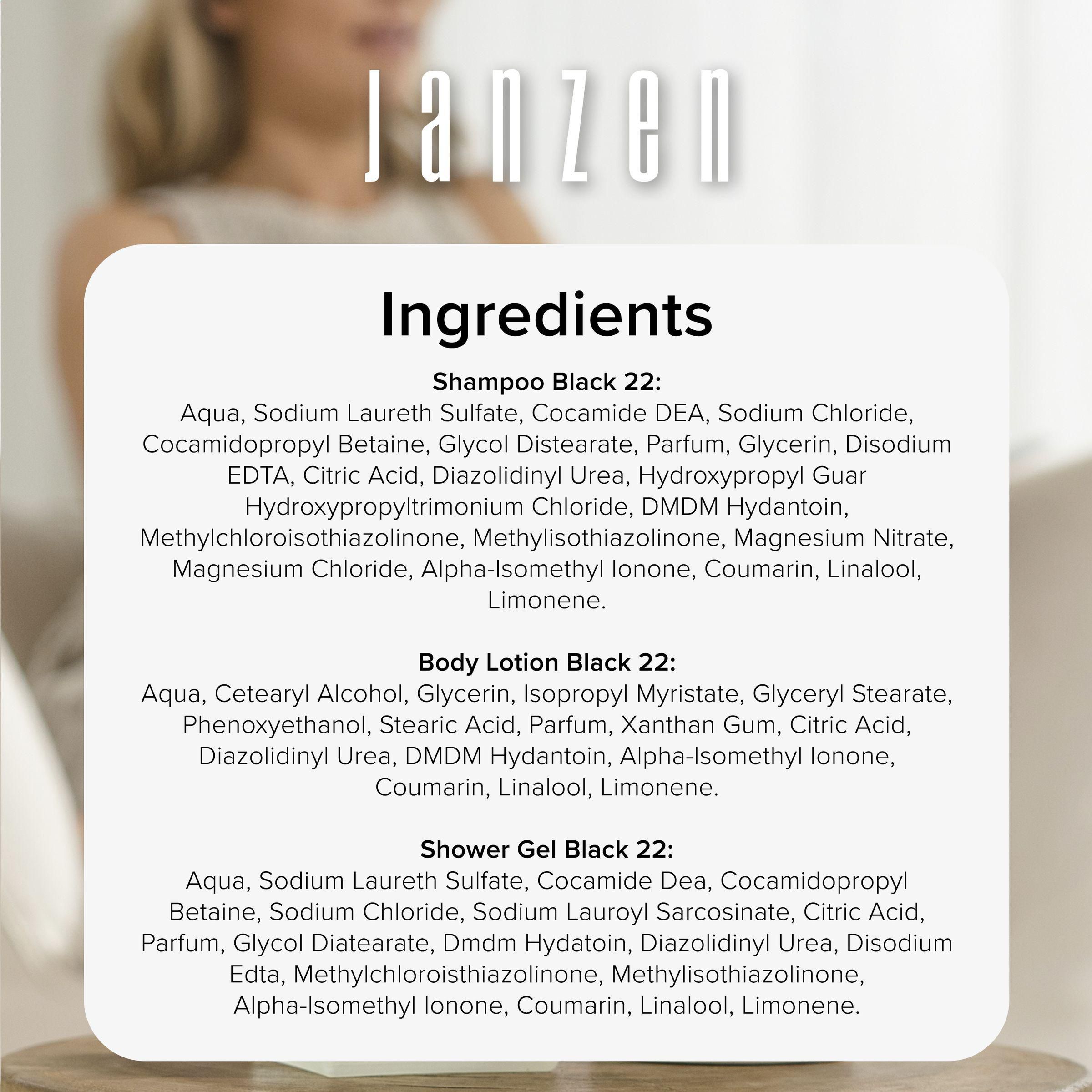 Vue 6 de JANZEN Black 22 Coffret Lettre - 3 items